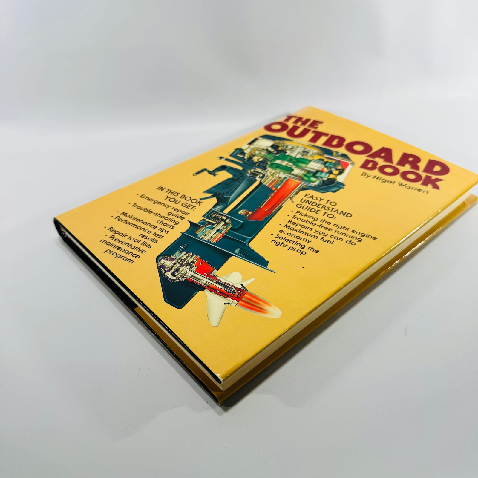 The Outboard Book by Nigel Warren 1978 Motor Boating & Sailing Hardcover with Dust Jacket