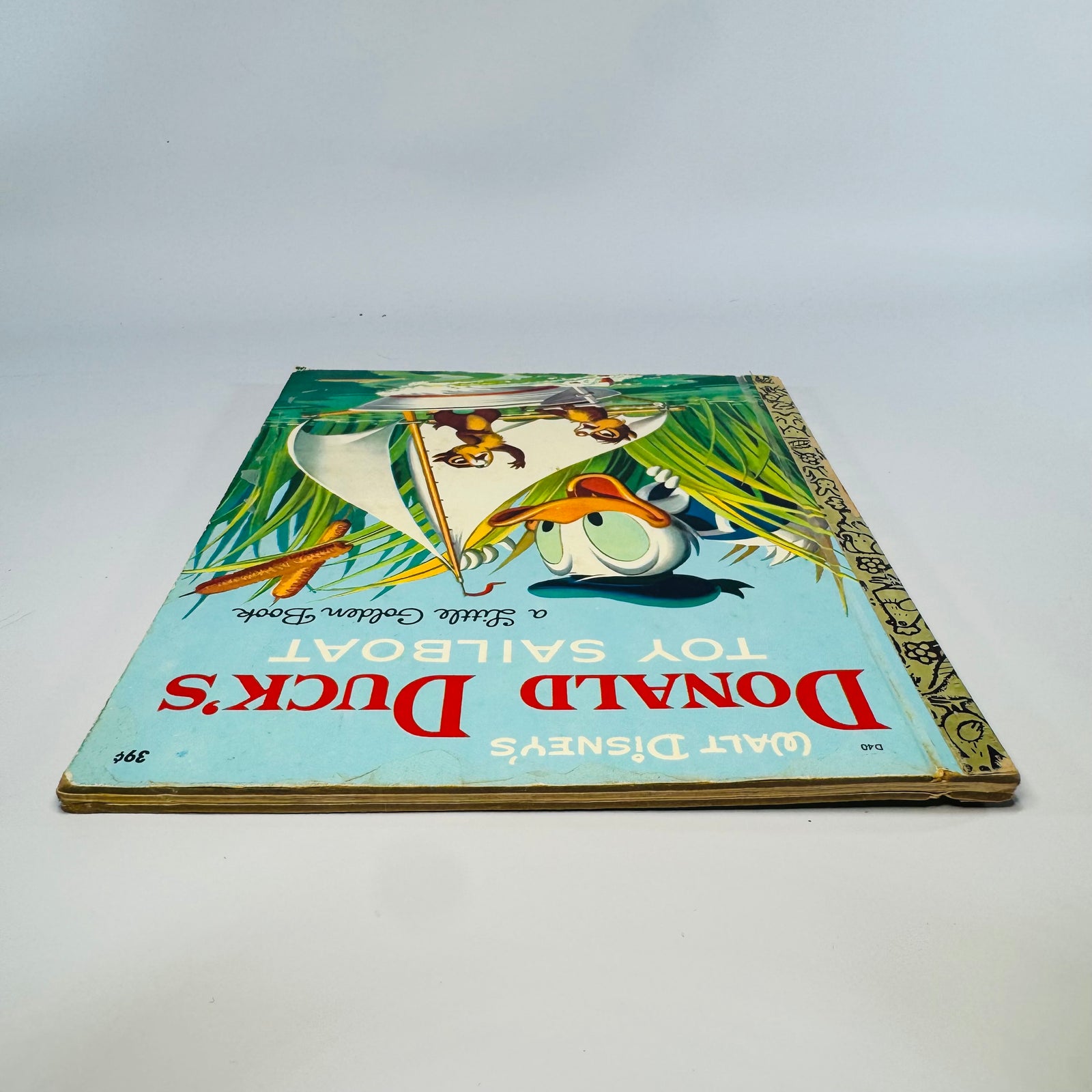Vintage Little Golden Book — Walt Disney’s Donald Duck’s Toy Sailboat (1954, 8th Printing) — Annie North Bedford | Golden Press Disney Classic, Children’s Illustrated Fiction