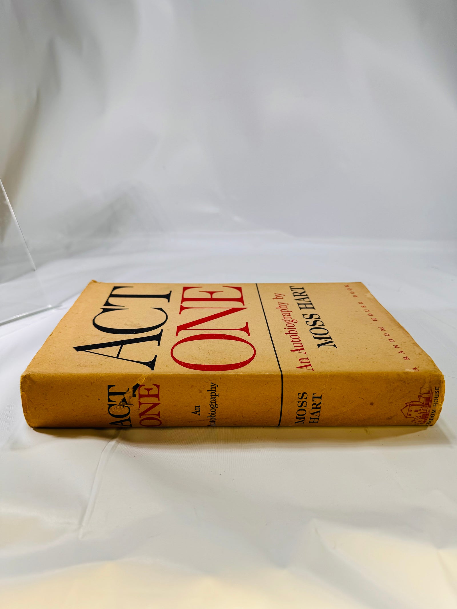 Act One an autobiography by Moss Hart 1959 A Random House Book