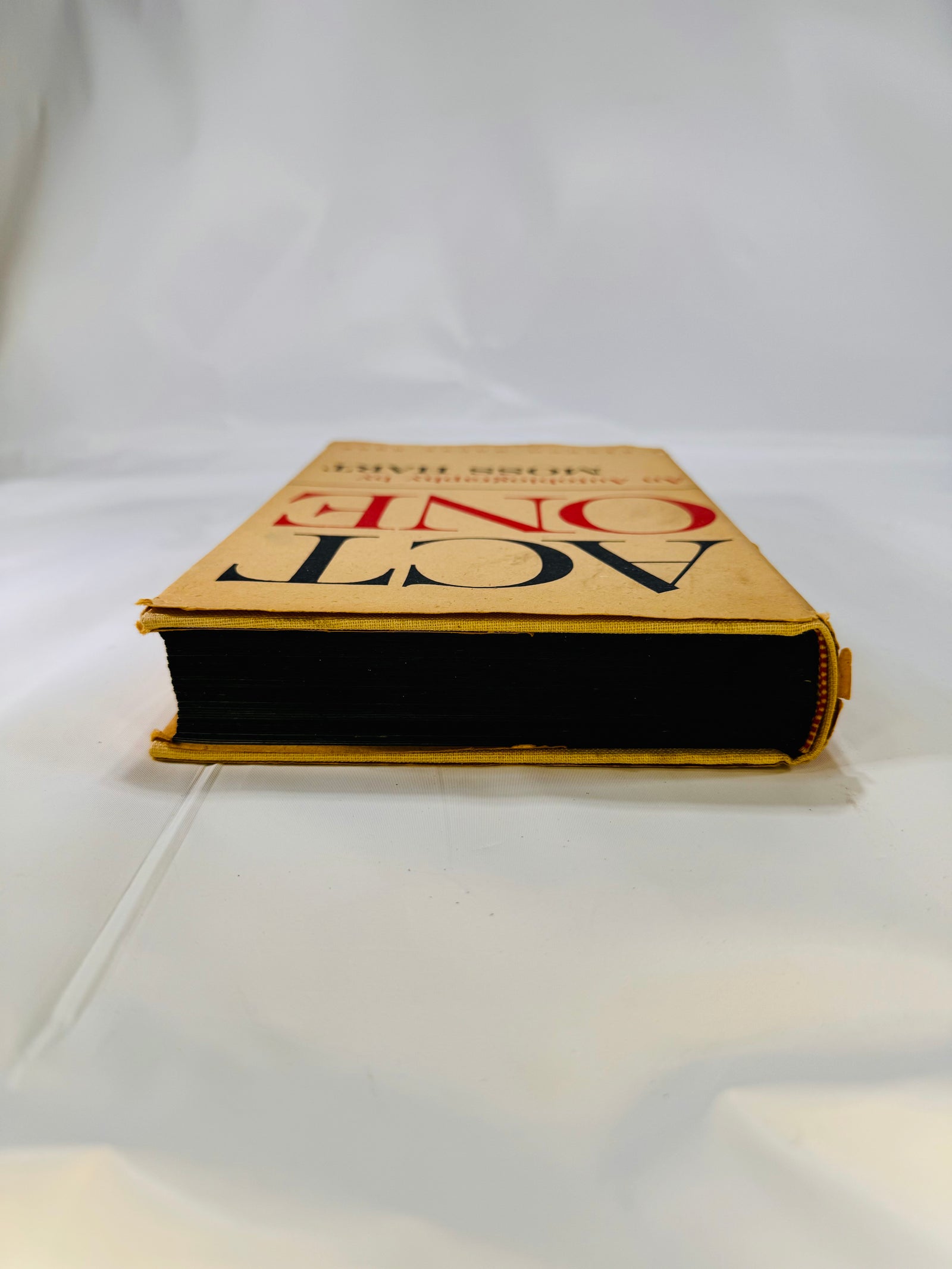 Act One an autobiography by Moss Hart 1959 A Random House Book