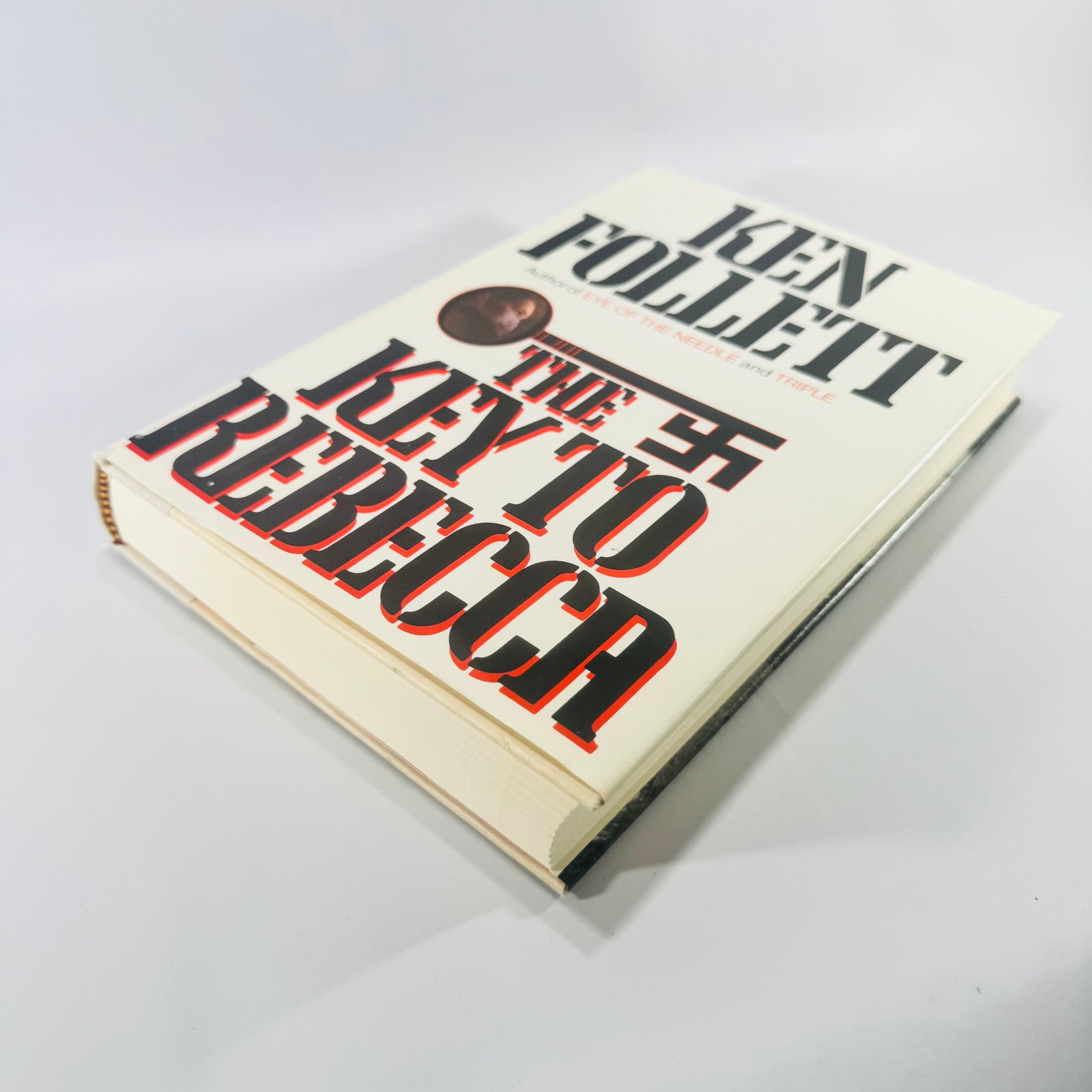 The Key to Rebecca by Ken Follett 1980 William Morrow First Edition Hardcover with Dust Jacket
