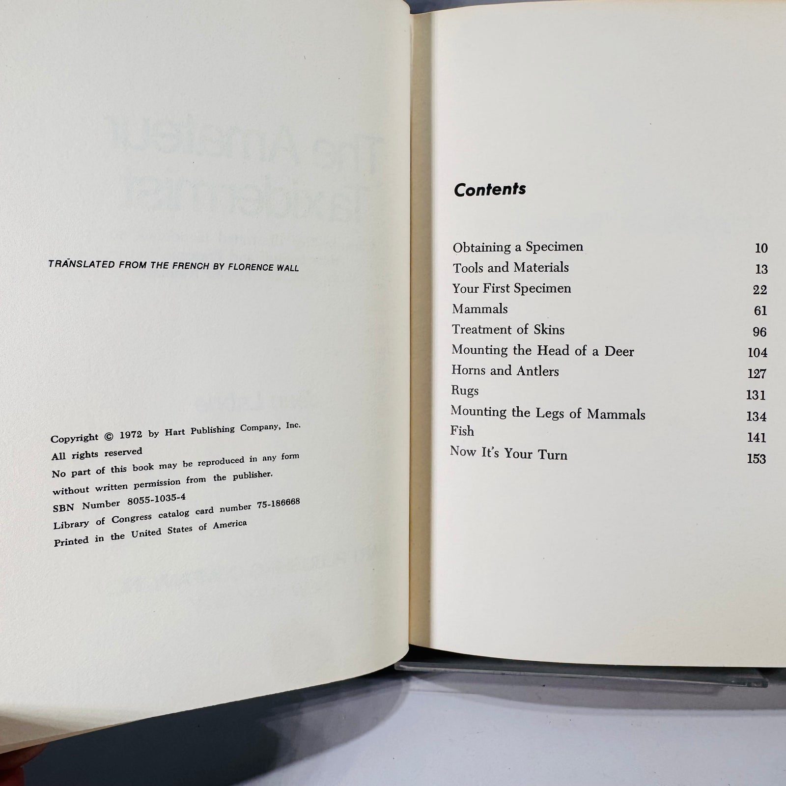 The Amateur Taxidermist by Jean Labrie (1972)