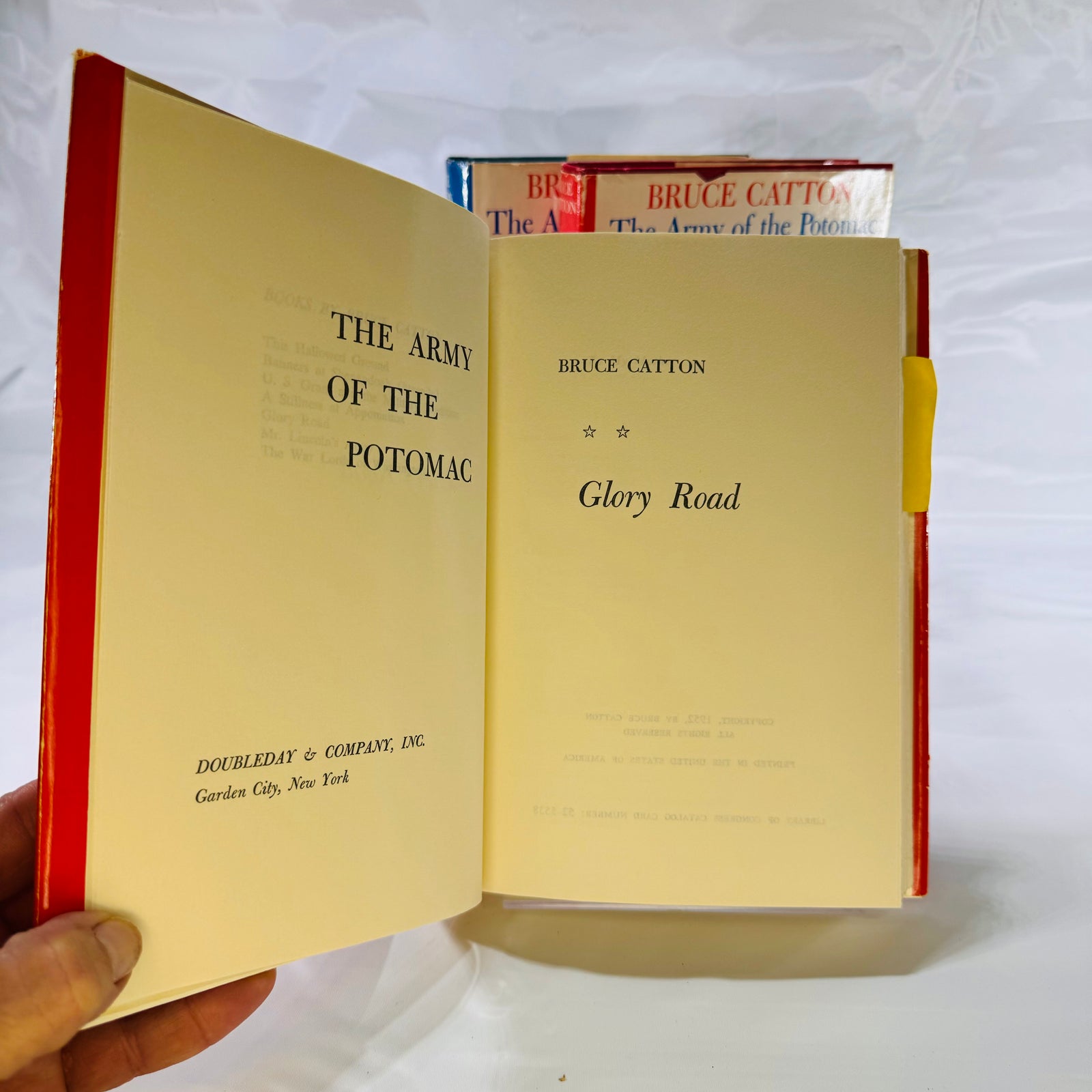 The Army of the Potomac: Three Volume Set by Bruce Catton Doubleday & Co.