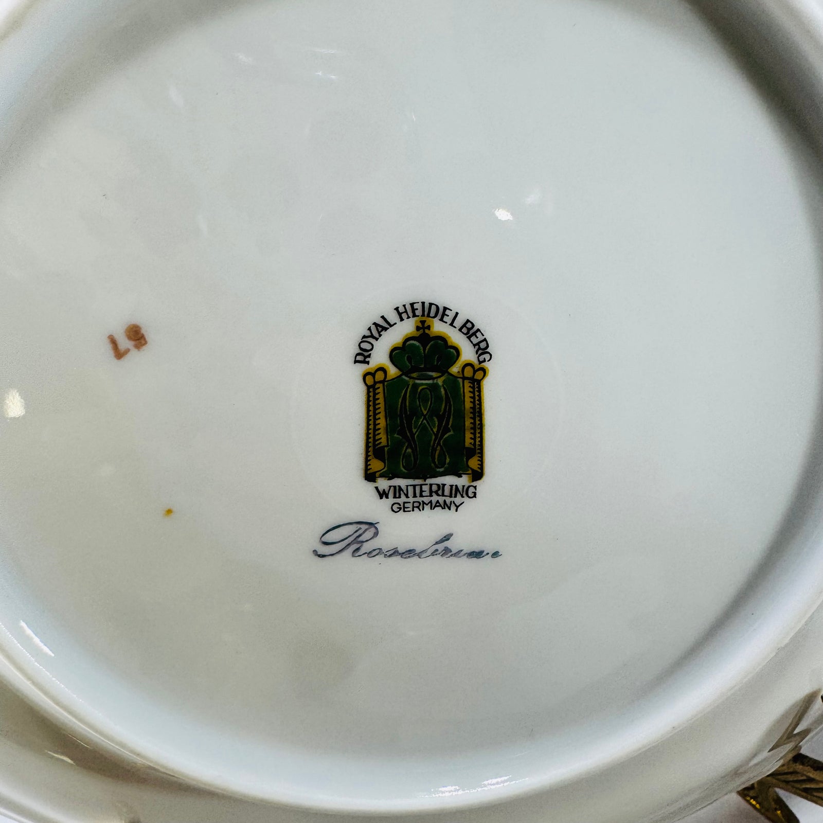 Royal Heidelberg Winterling Rose Brier 8 Inch Plates Set of 8