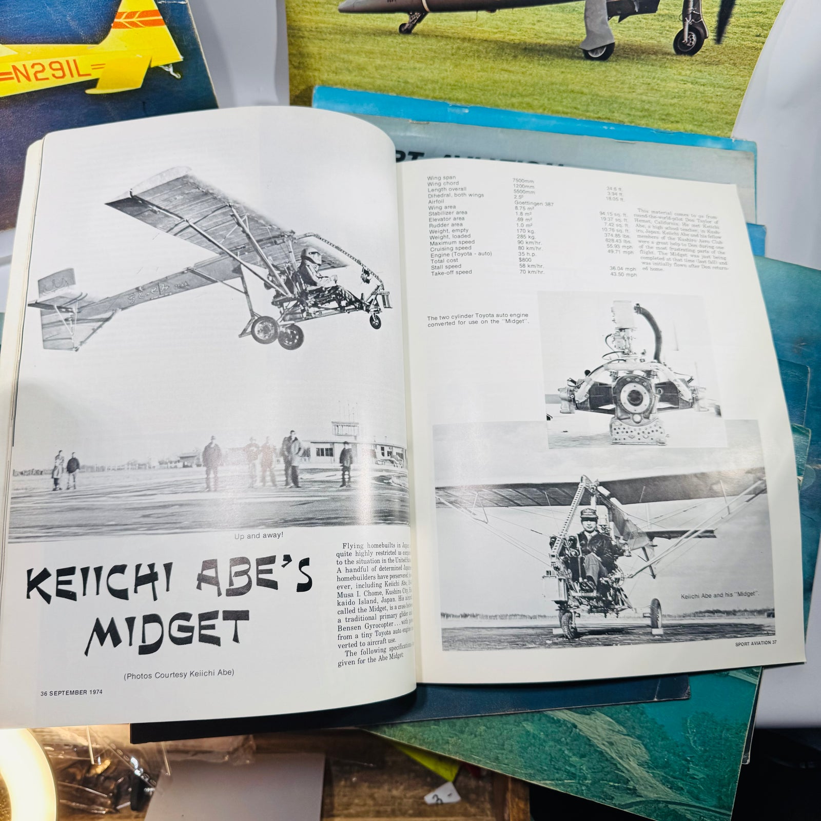 Vintage Sport Aviation Magazines 1974 Bundle — Full Year Minus August (11 Issues) — Experimental Aircraft Association | Small Plane Covers, Experimental Aviation