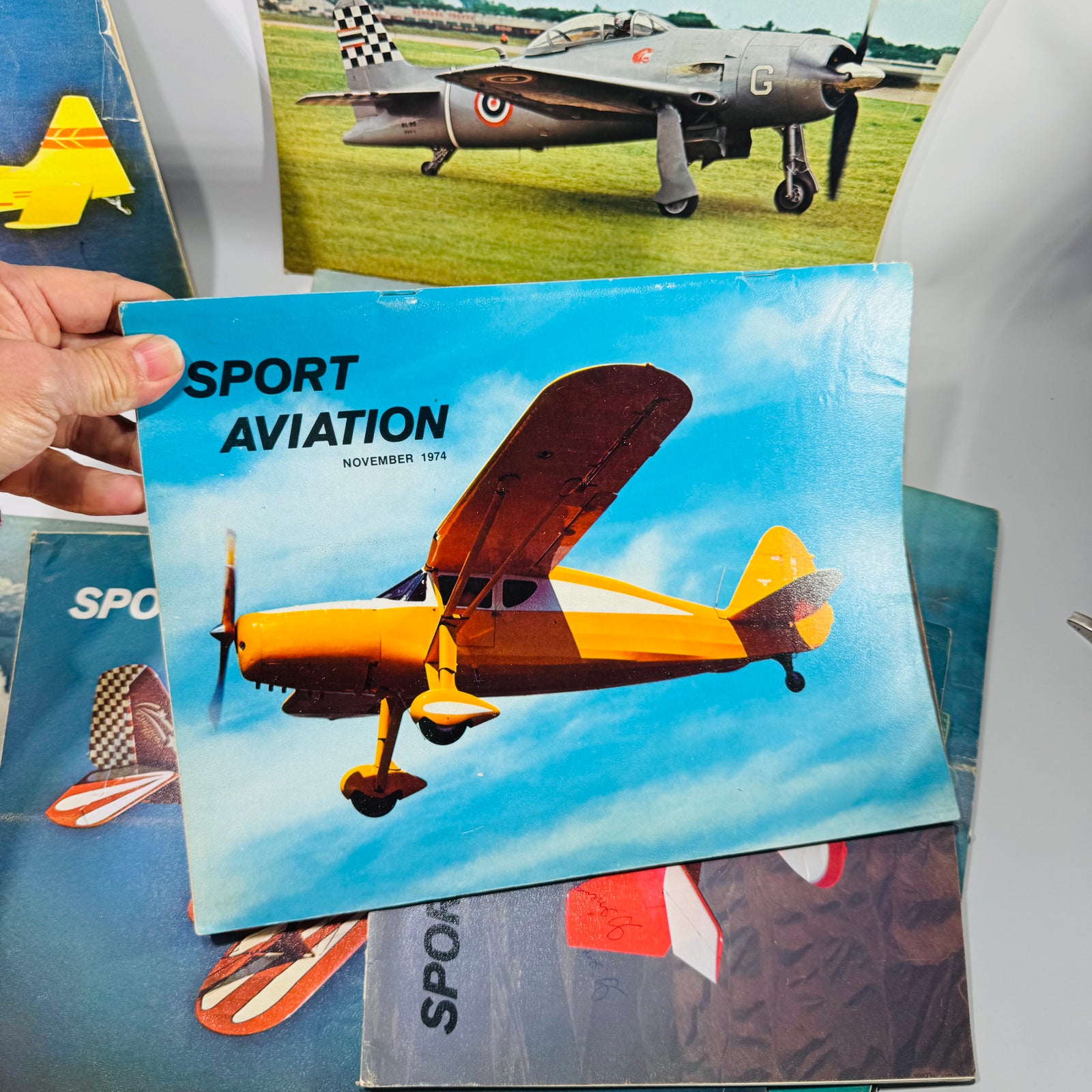Vintage Sport Aviation Magazines 1974 Bundle — Full Year Minus August (11 Issues) — Experimental Aircraft Association | Small Plane Covers, Experimental Aviation