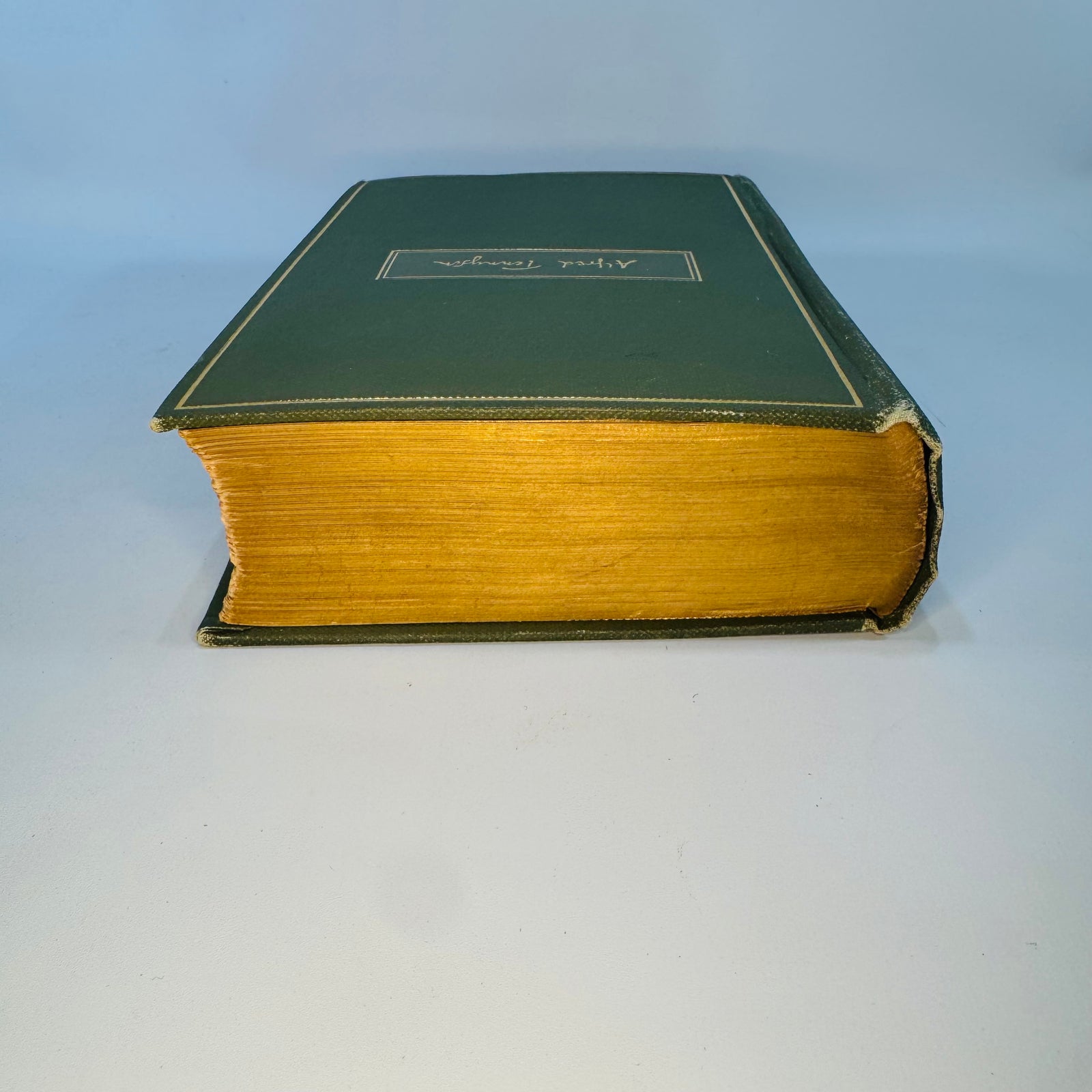 Vintage Poetry Classic — The Works of Tennyson with Memoir and Notes (1916) — Alfred, Lord Tennyson | Macmillan Green Cloth, Victorian Poetry