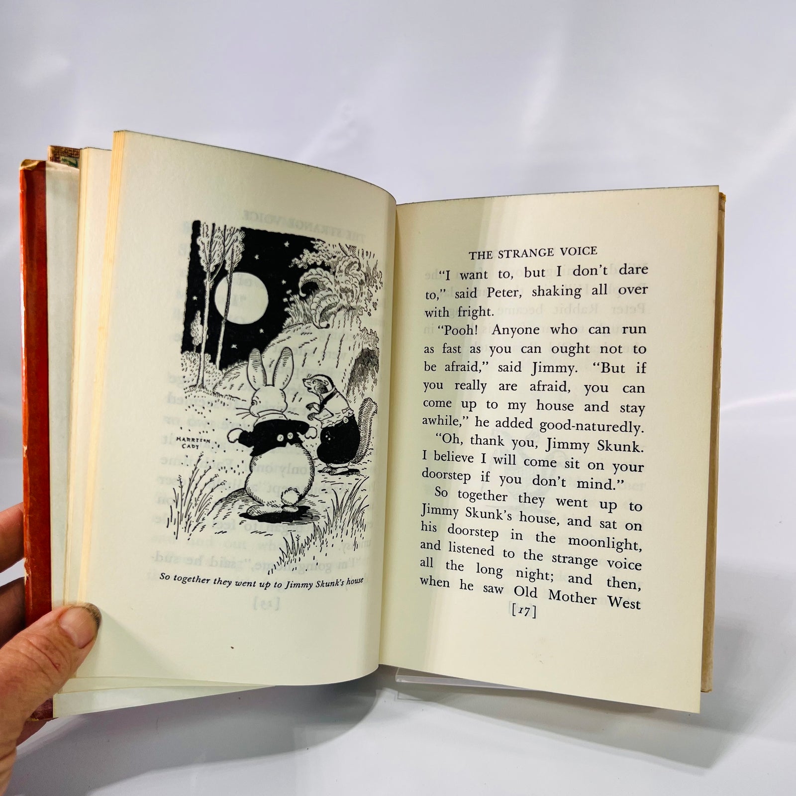 Harrison Cady drawing facing The Strange Voice chapter, Old Man Coyote