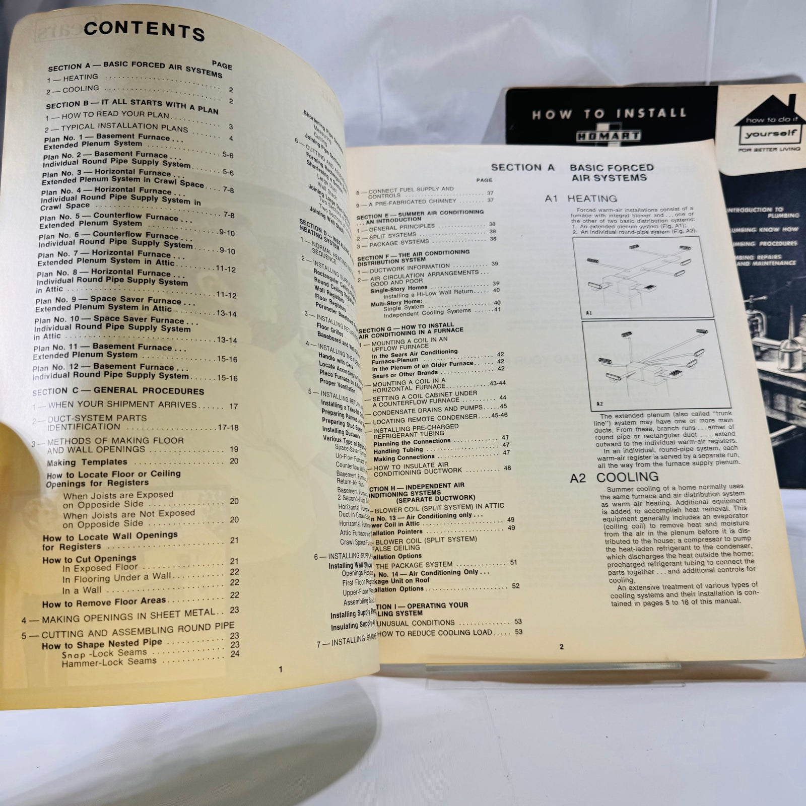 Sears How to Install Pamphlets: Central Heating, Cooling & Plumbing (1950s)