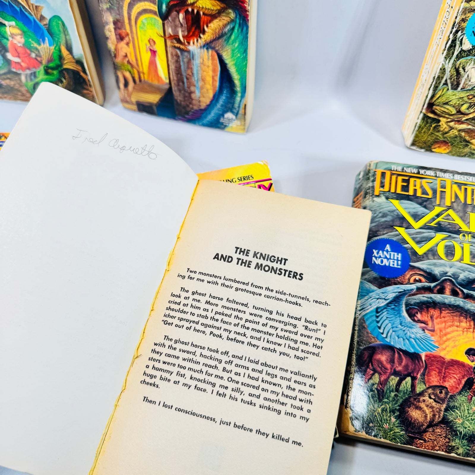 Piers Anthony Xanth Series 7 Book Vintage Paperback Lot