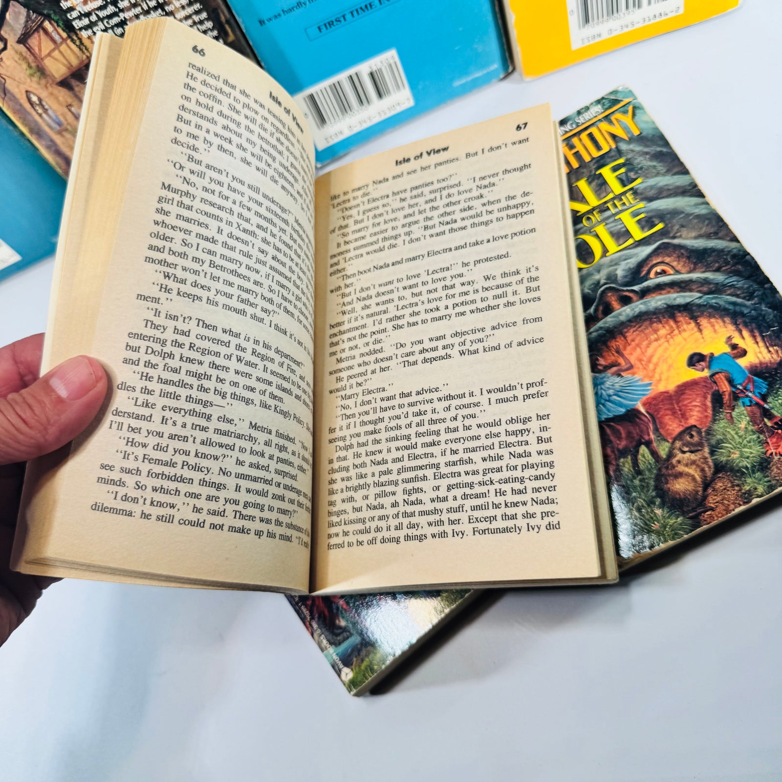 Piers Anthony Xanth Series 7 Book Vintage Paperback Lot