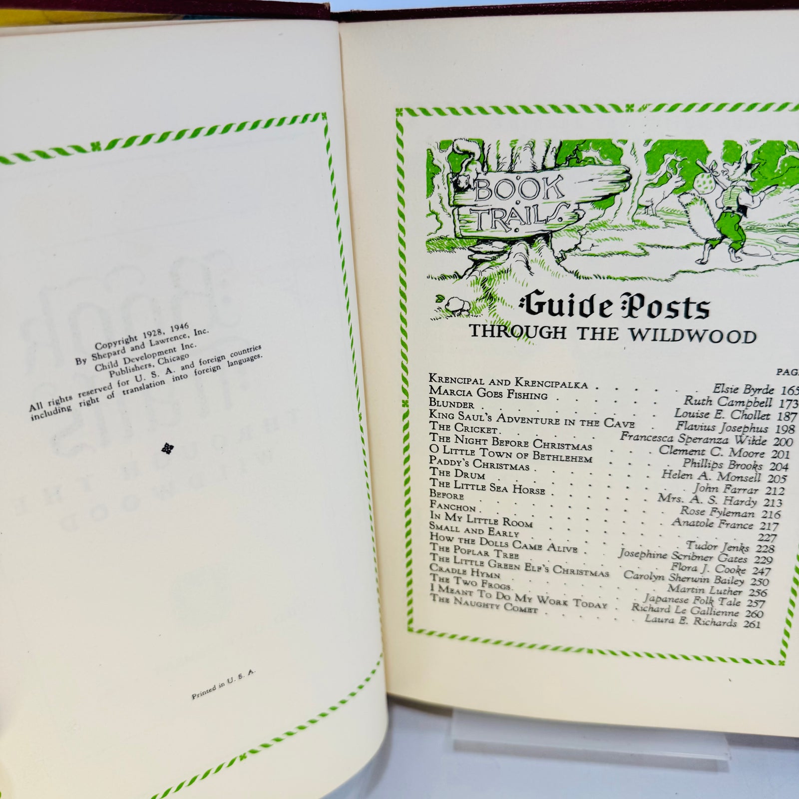 Book Trails Volumes 4, 5 & 6- 1946 Illustrated Hardcover Set