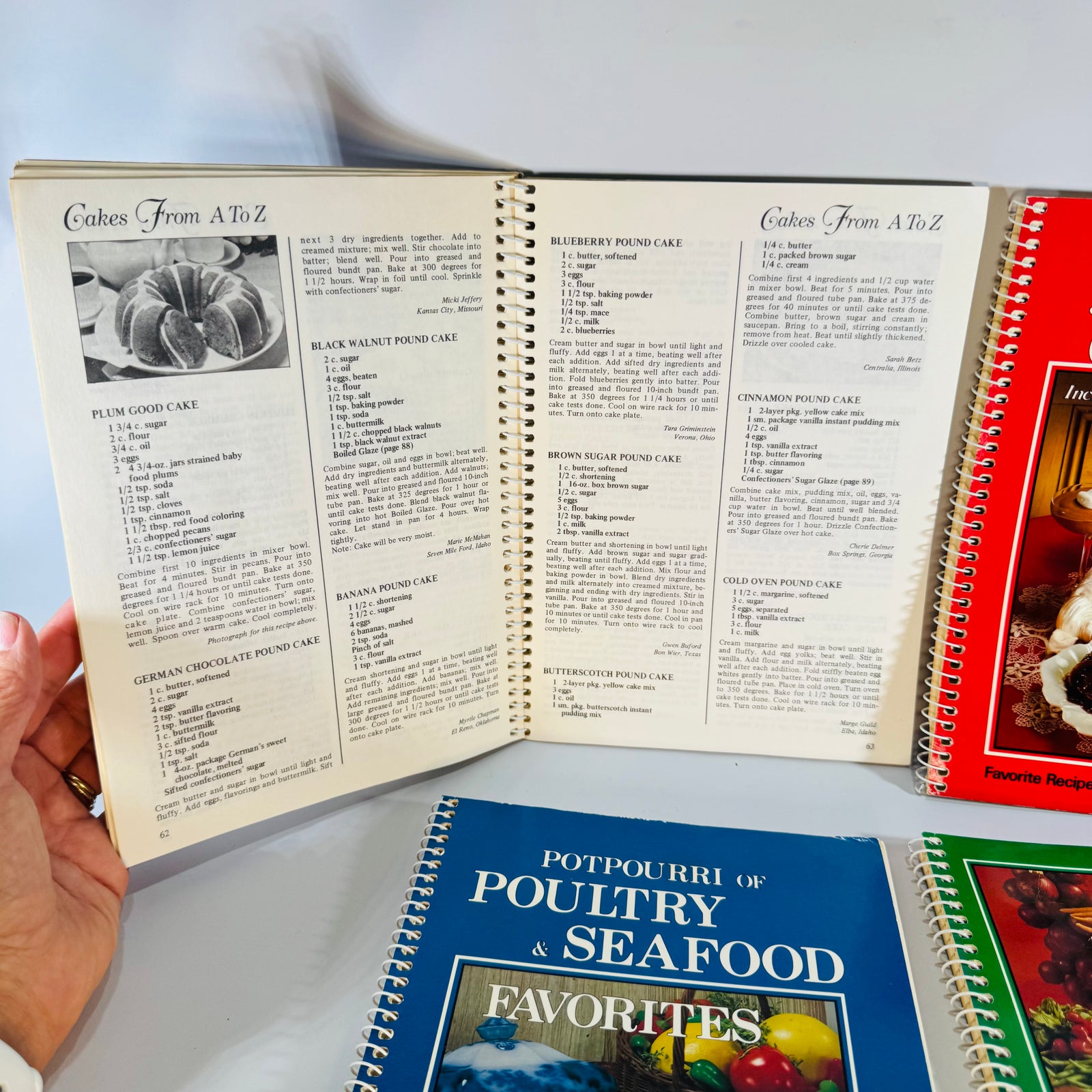 Vintage Boxed Cookbook Set — CookBook Collectibles (1985) — Favorite Recipes Press | 4 Spiral-Bound Volumes, Vintage Cookbooks / Home Economics
