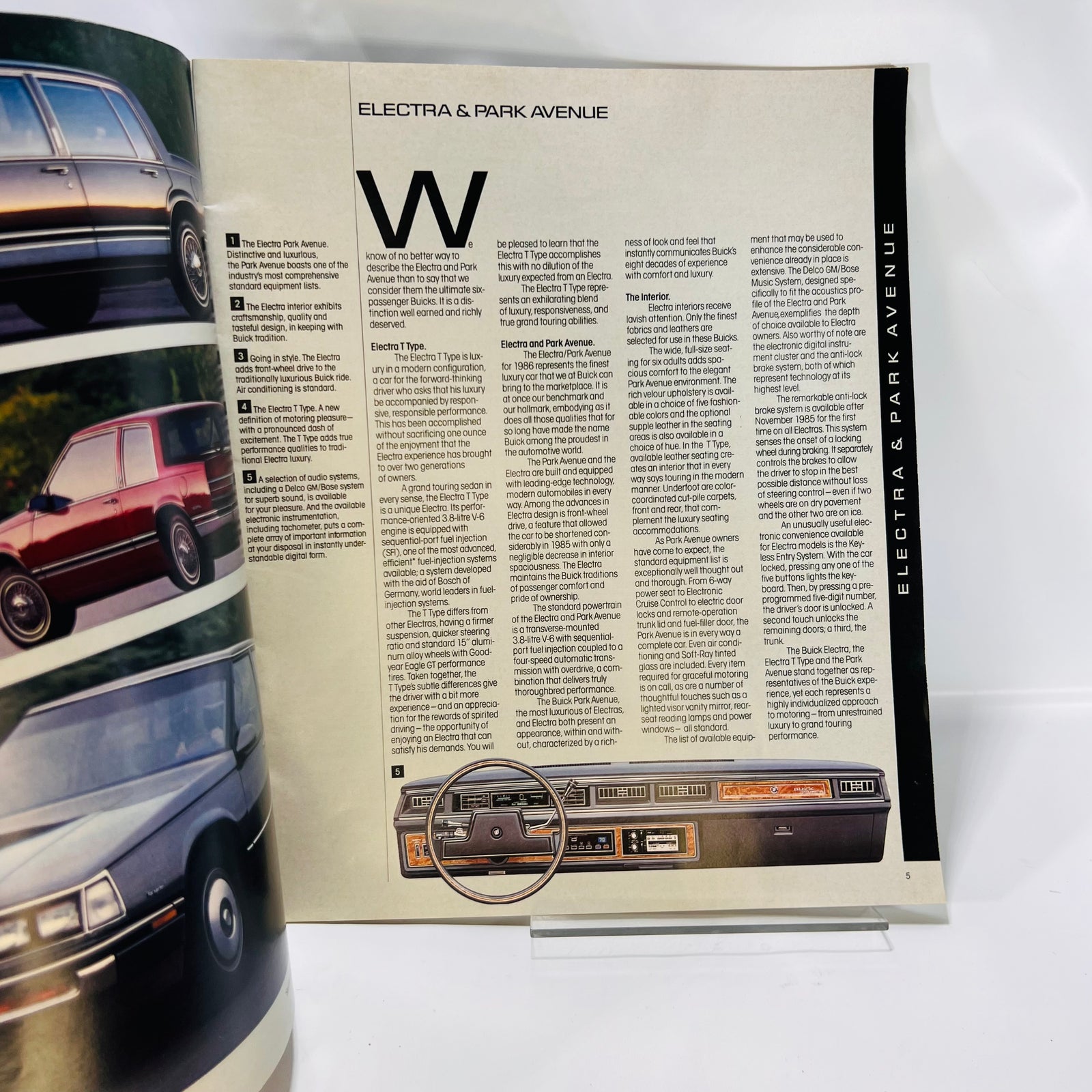 The Buick Buyer's Guide 1986 Dealers Showroom Advertising Catalog Brochure Guide Cars & Station Wagon by General Motors