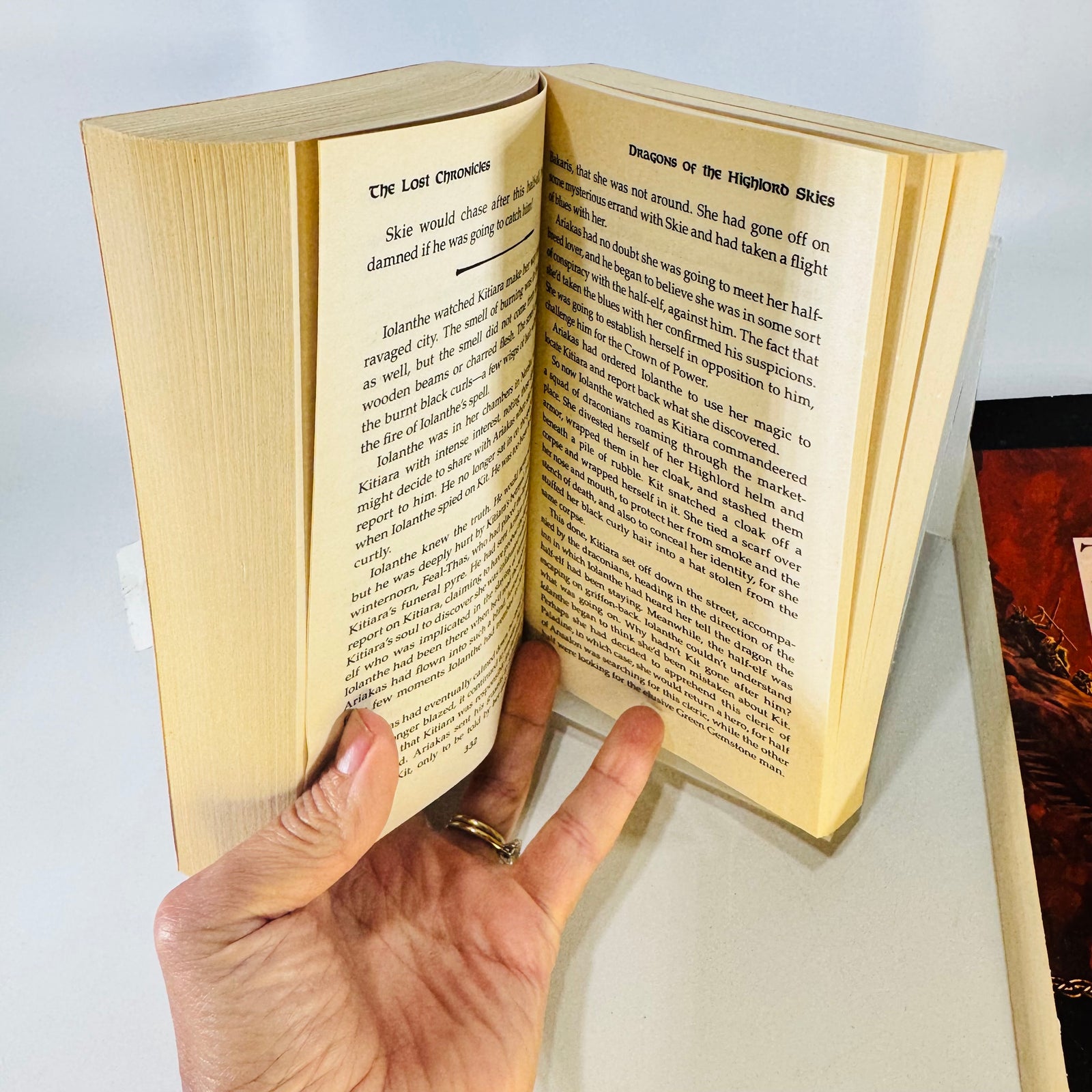 Dragonlance Lost Chronicles Vol. 1 & 2 Weis Hickman Paperbacks