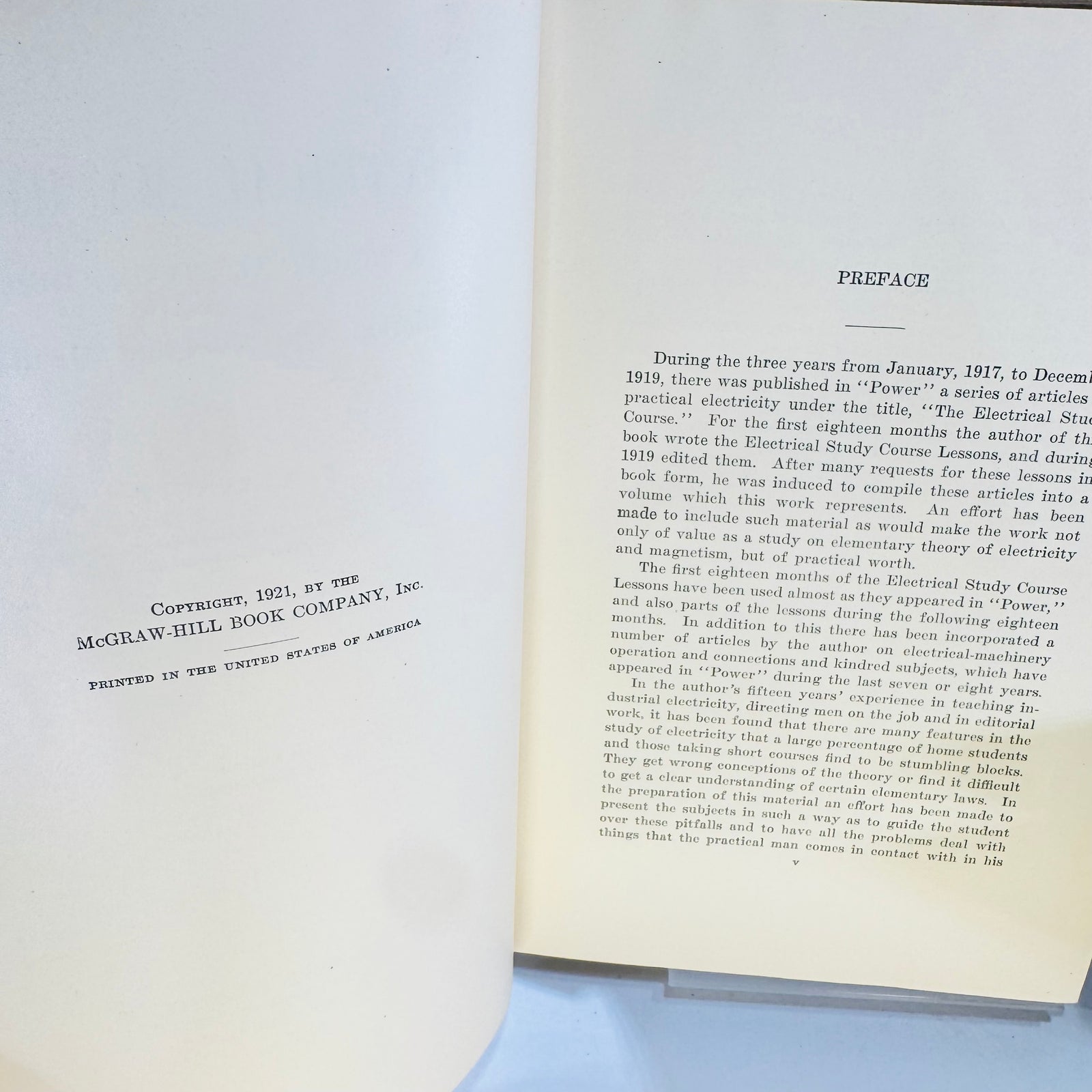 Vintage Electrical Engineering Book Set | McGraw-Hill 1913–1921 | 5 Volumes