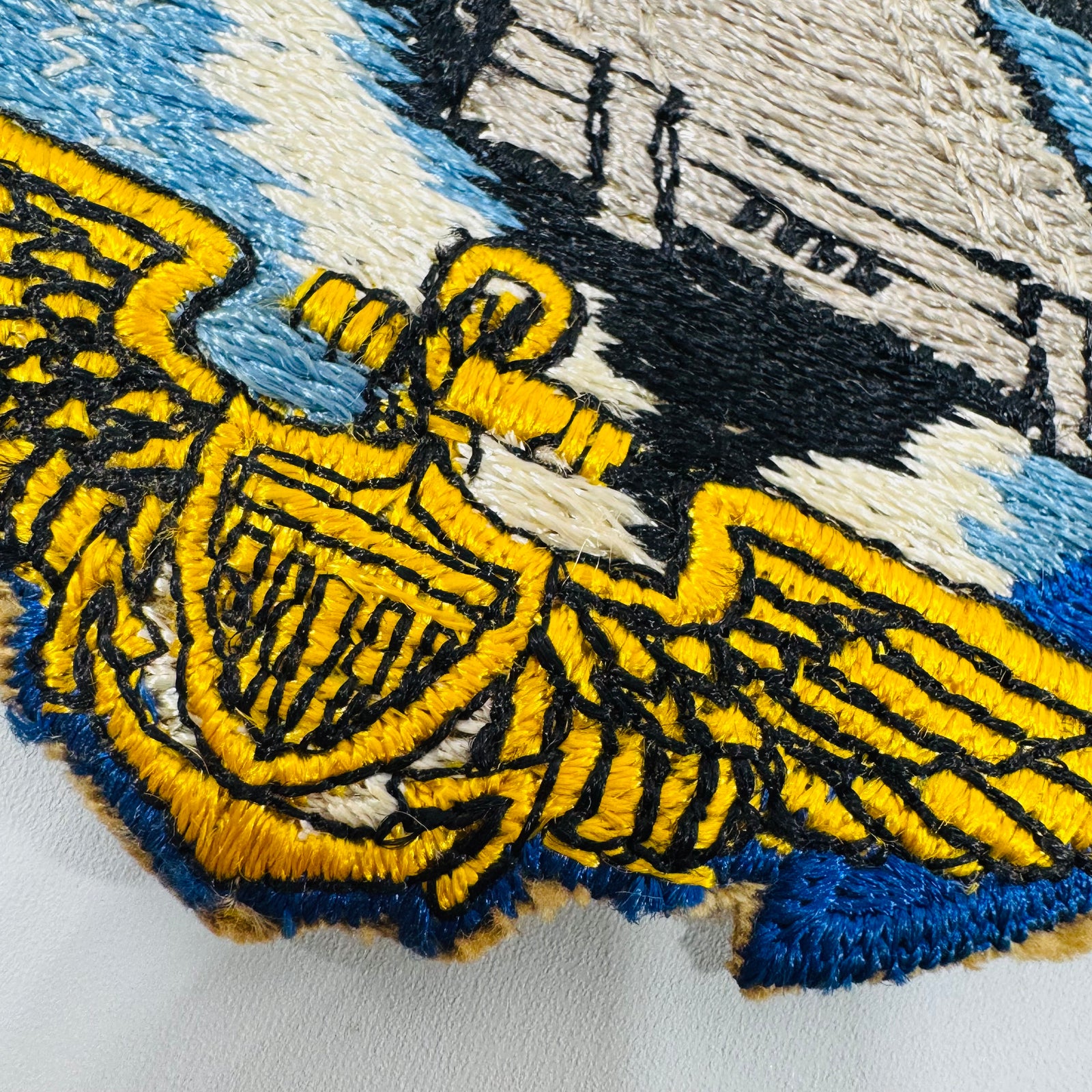 Vintage Naval Air Technical Training Command Patch NATTC Embroidered Navy Patch Vietnam Era Aviation Insignia 4 Inch Round