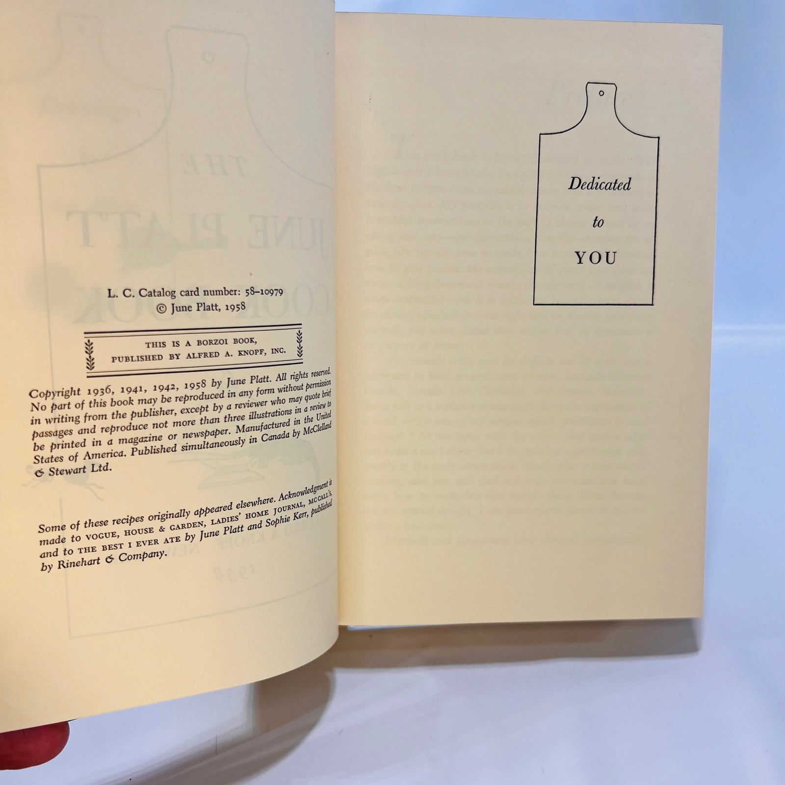 The June Platt Cook Book by June Platt 1958 Illustrated by Sue Allen Alfred A Knopf