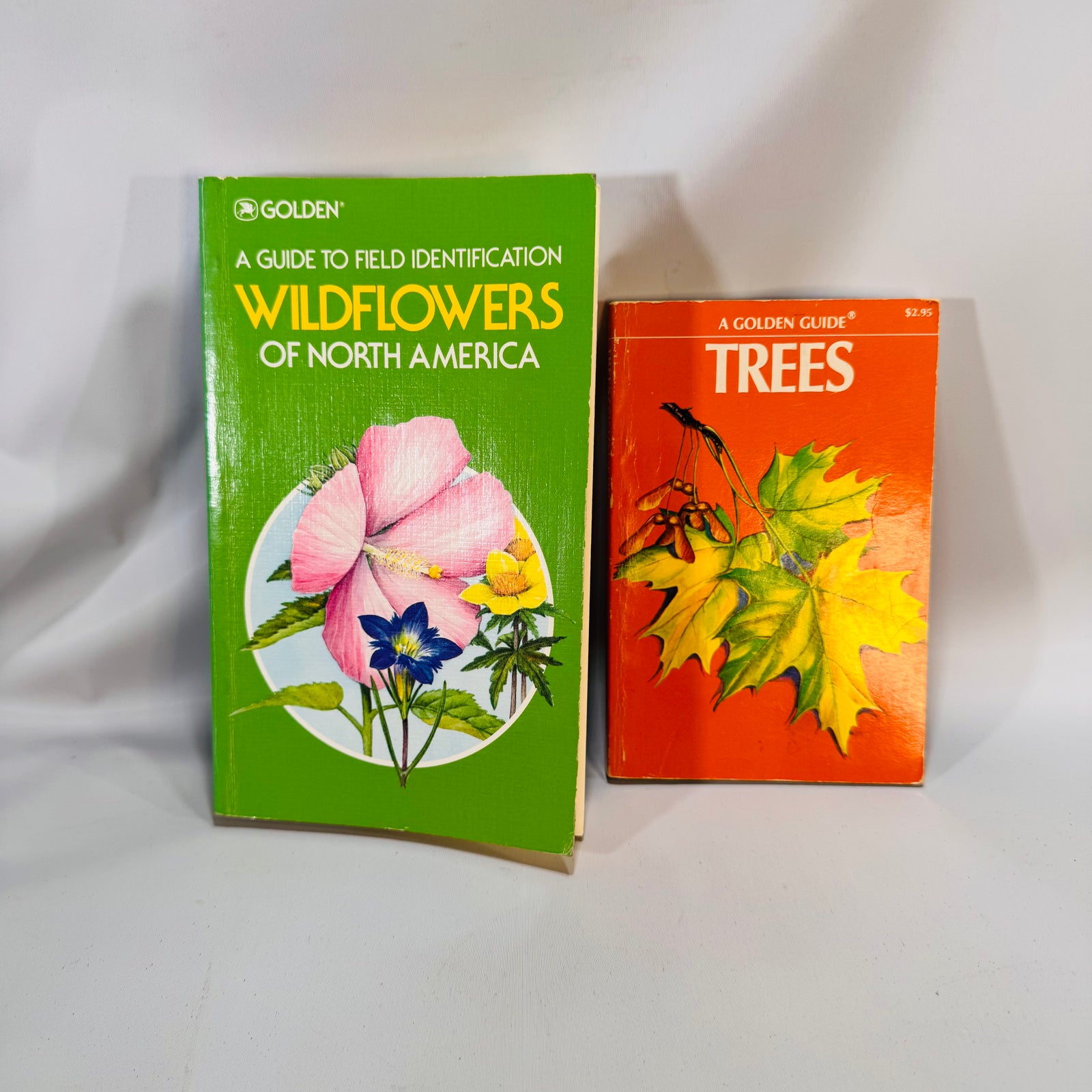 Field Guide Bundle — Wildflowers of North America (1984) & Trees (Golden Guide) — Venning; Zim & Martin | Illustrated, Pocket Guides, Field Identification Natural History
