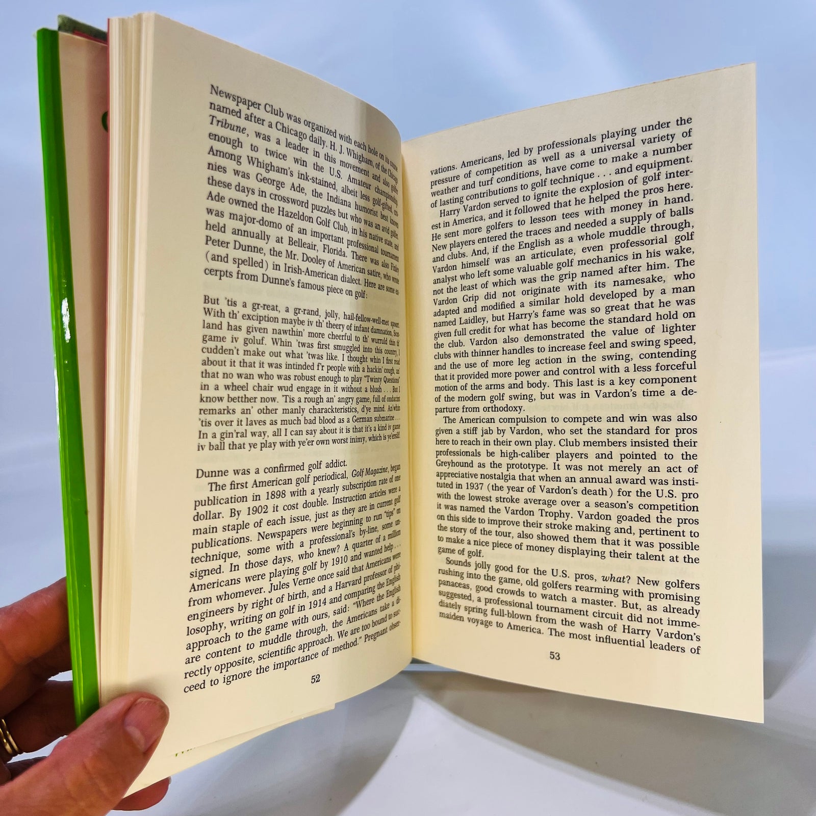 Golf's Golden Grind: The History of the Tour by Al Barkow 1974 First Edition Harcourt Brace Jovanovich