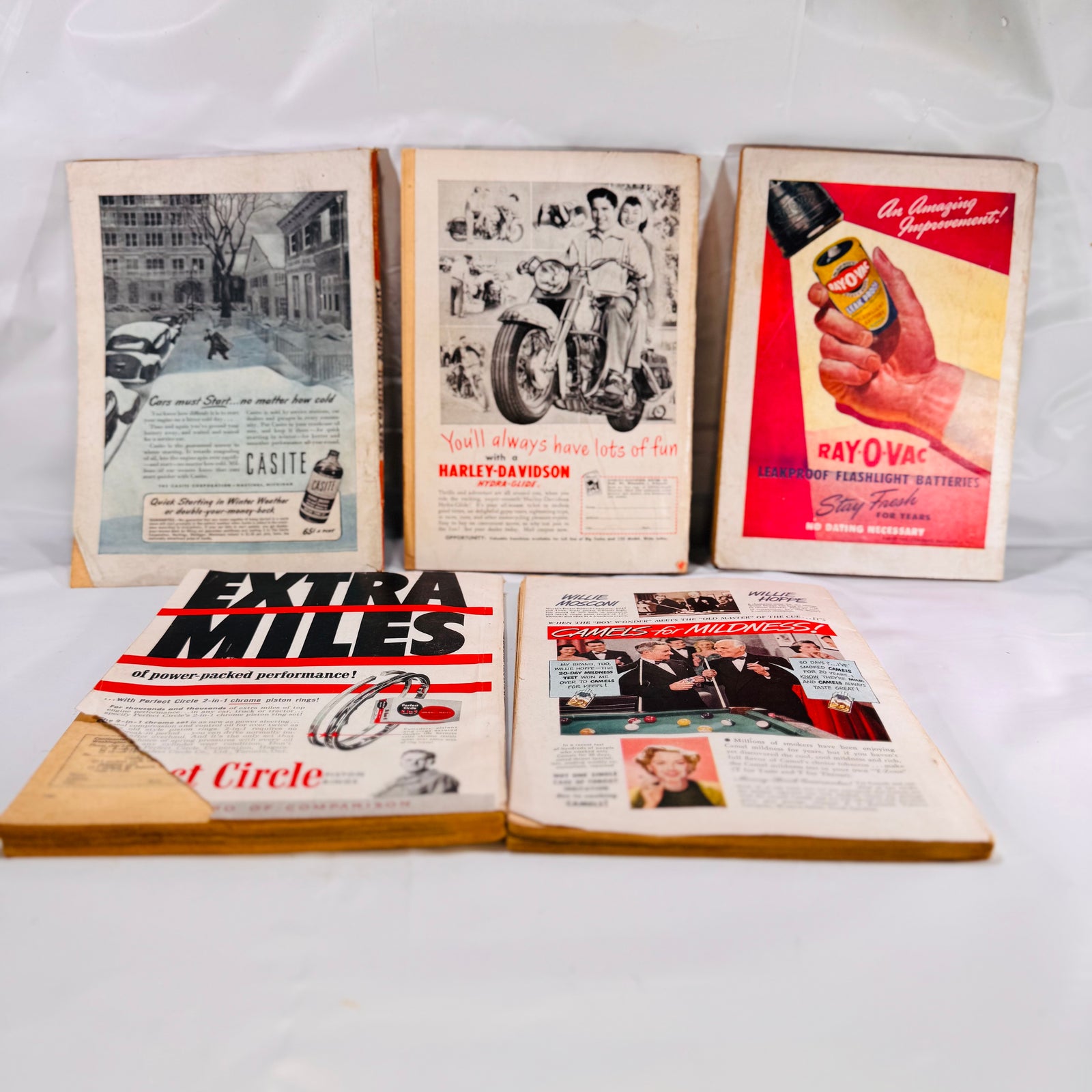 Set of 5 Vintage Mechanix Illustrated Magazines (1946–1953) by Fawcett Publications
