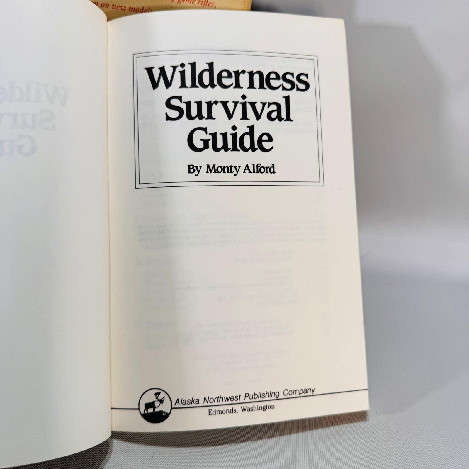 Hunting & Survival Bundle — The Rifle Book (1964, 2nd Rev.) + Wilderness Survival Guide (1987) — Jack O’Connor & Monty Alford | 2-Book Bundle, Sporting/Outdoor