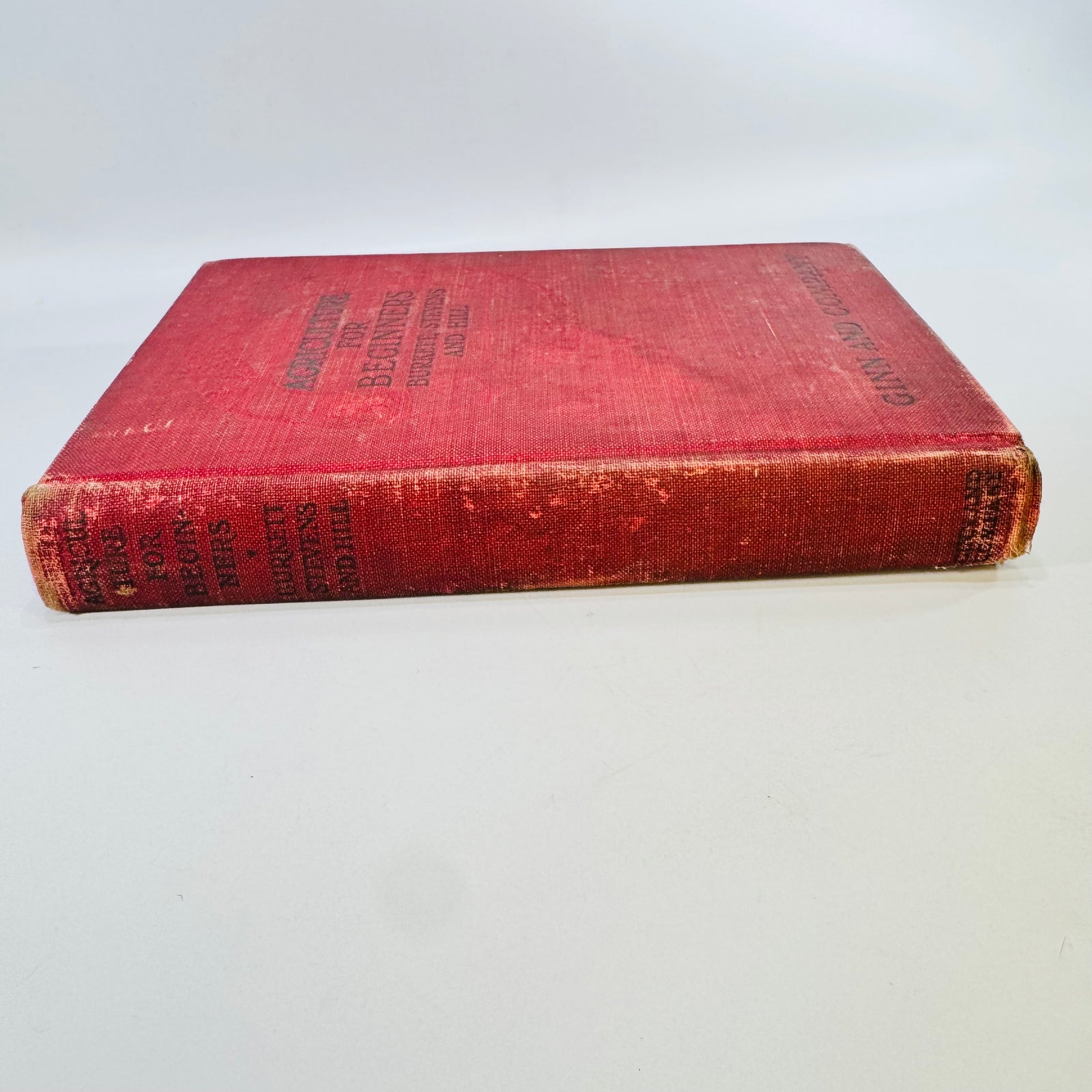 Agriculture for Beginners by Burkett Stevens and Hill Ginn Hardcover with Saginaw Michigan Inscription