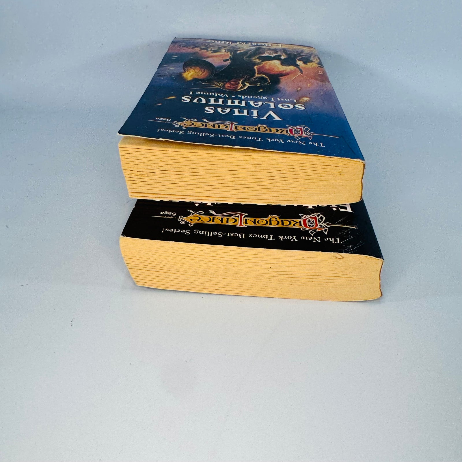 Dragonlance Fantasy Paperback Set — Lost Legends Volumes I–II (1997) — J. Robert King & Douglas Niles | Vinas Solamnus, Fistandantilus Reborn, Fantasy Adventure