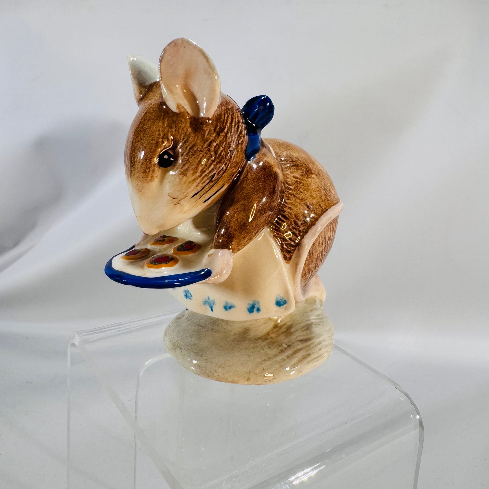 Appley Dapply — Beatrix Potter Figurine, Beswick England, c. 1971 (pre–Royal Albert), ~3", Gloss Ceramic