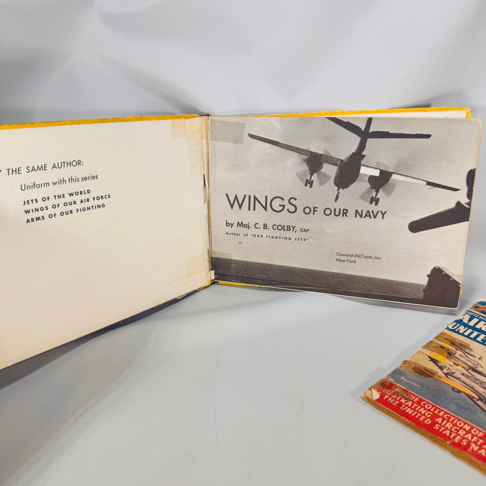 Vintage U.S. Navy Aircraft Photo References — Wings of Our Navy (1952, 2nd) + Aircraft & Ships of the United States Navy (c.1940s) — Colby/Hutchinson | Photo guides, Military Aviation & Naval History