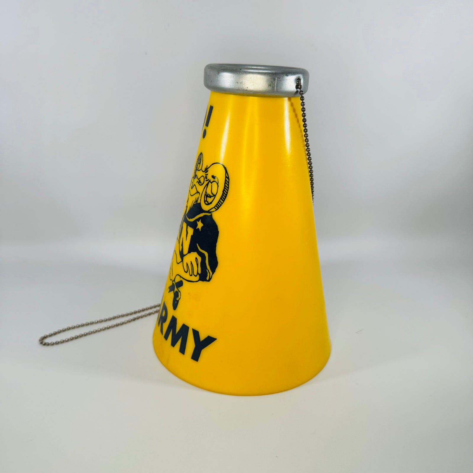 Vintage Navy Megaphone Go Navy Beat Army Bill the Goat Yell A Phone College Football Noisemaker