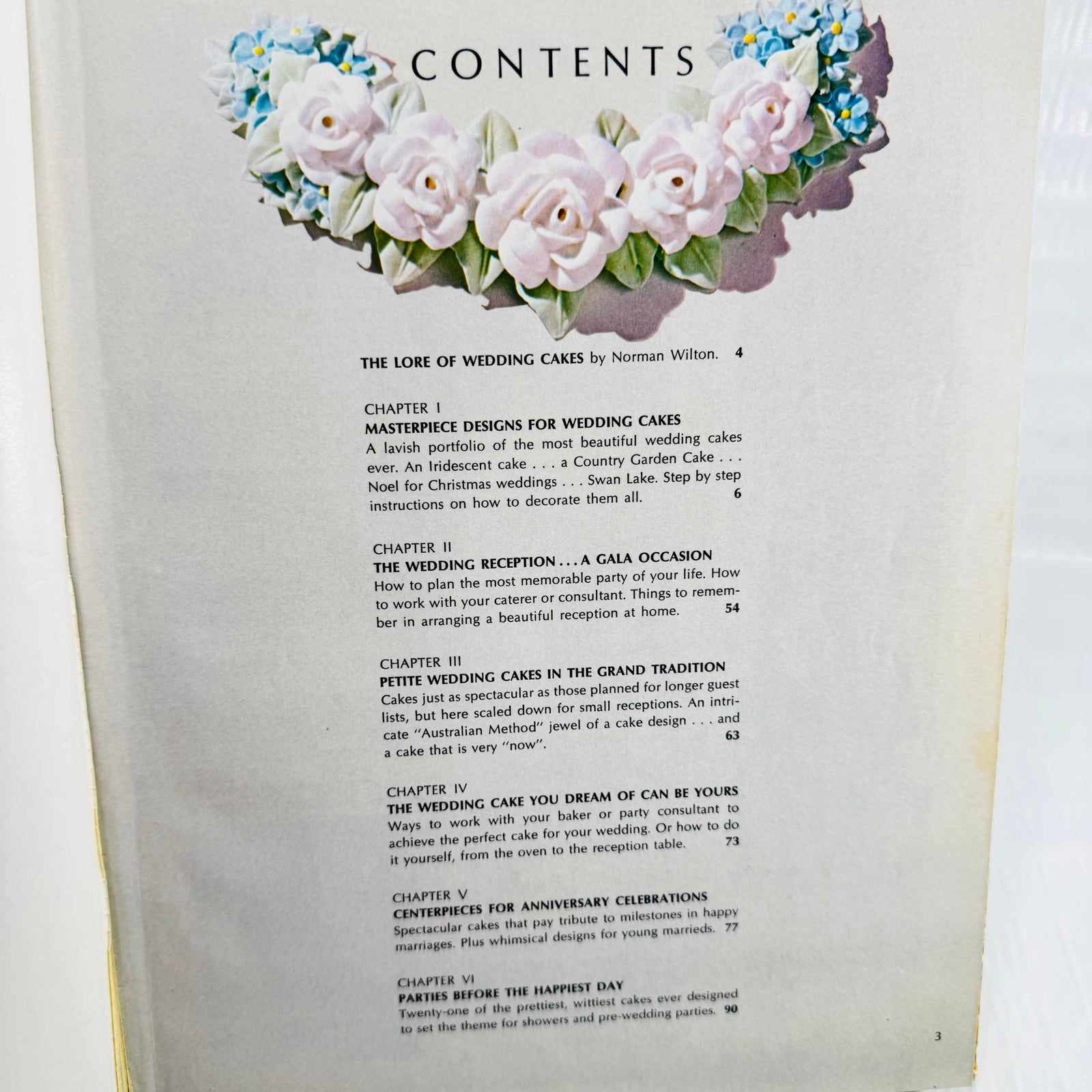 The Wilton Book of Wedding Cakes 1971 Hardcover Cake Decorating Book