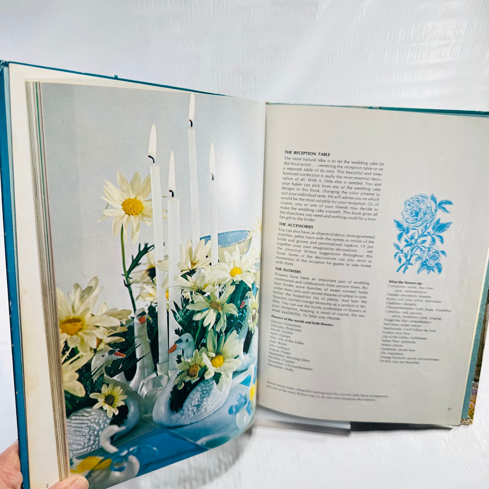 The Wilton Book of Wedding Cakes 1971 Hardcover Cake Decorating Book