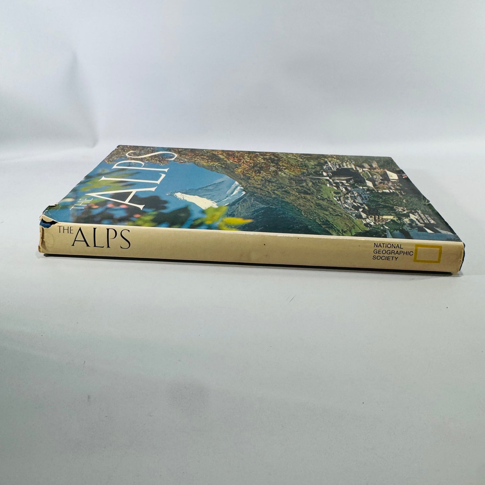 National Geographic Alps Book Vintage 1973 Hardcover Travel Photography Book