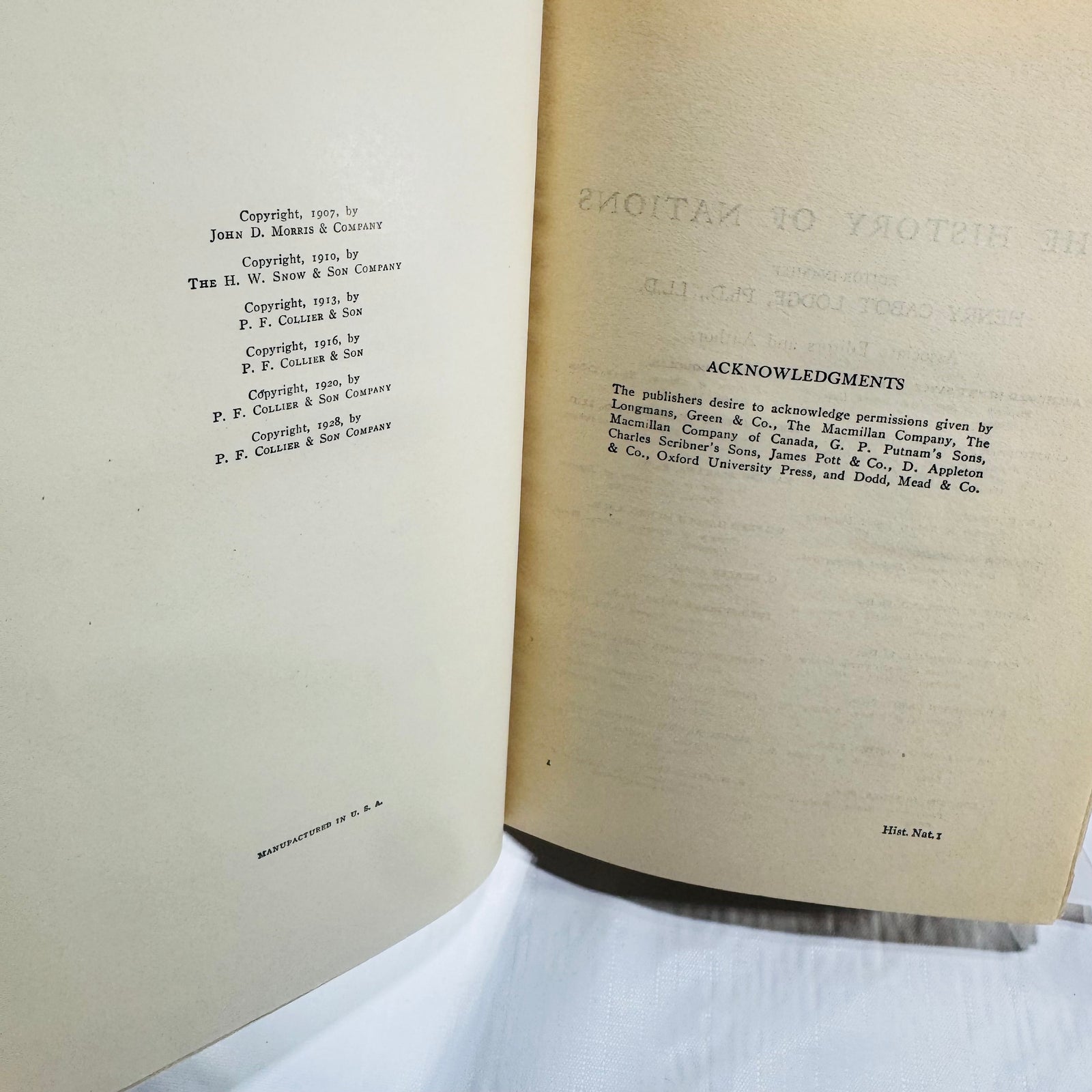 The History of Nations 1928 Memorial Edition Volumes 1 to 3 Ancient Empires Greece Rome
