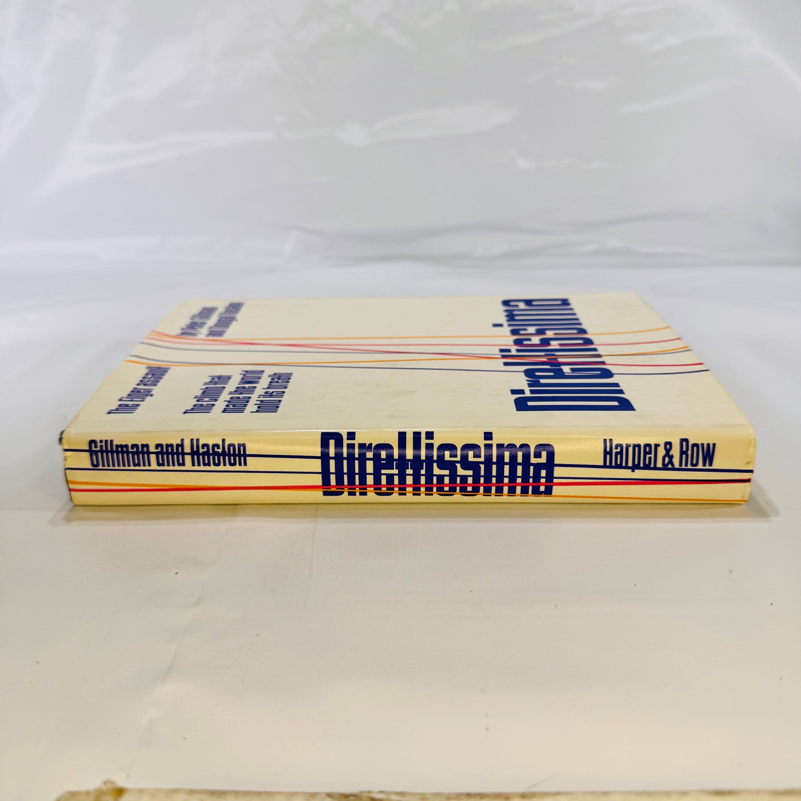 Direttissima: The Eiger Assault by Peter Gillman and Dougal Haston (1966), Hardcover with Dust Jacket