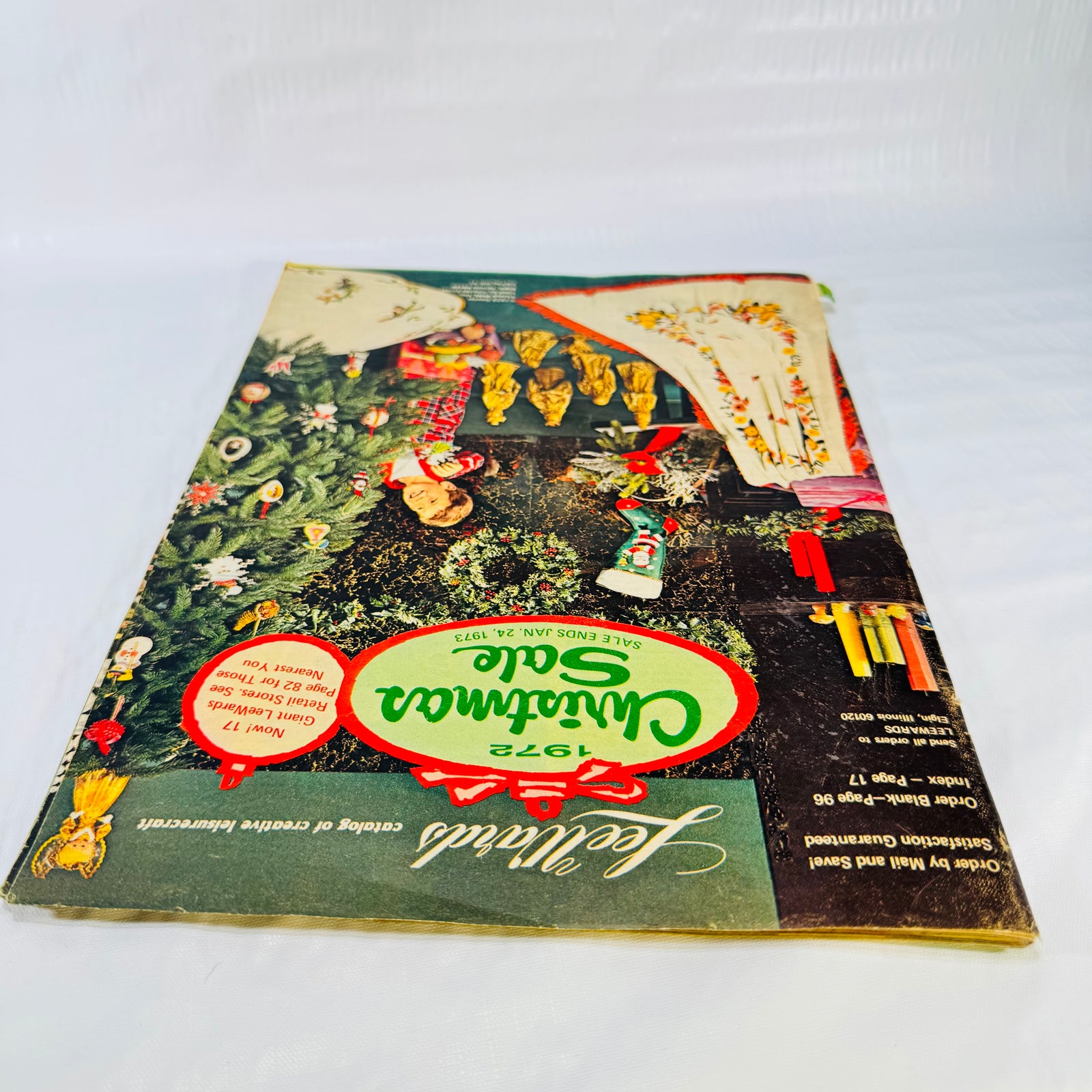 LeeWards 1972 Christmas Sale Catalog Craft Needlework Holiday Mail Order