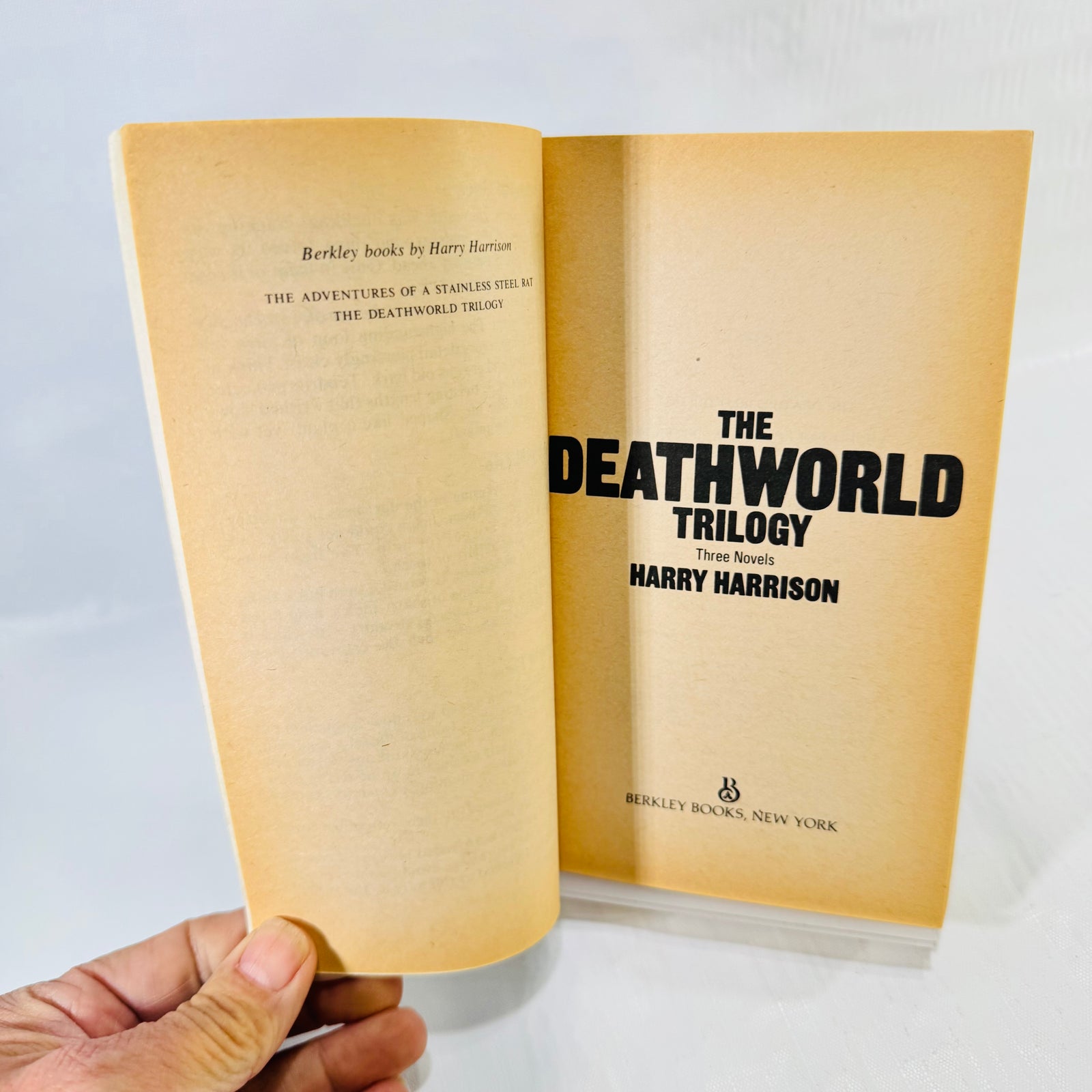 The Deathworld Trilogy by Harry Harrison Berkley Paperback, Three Novels in One