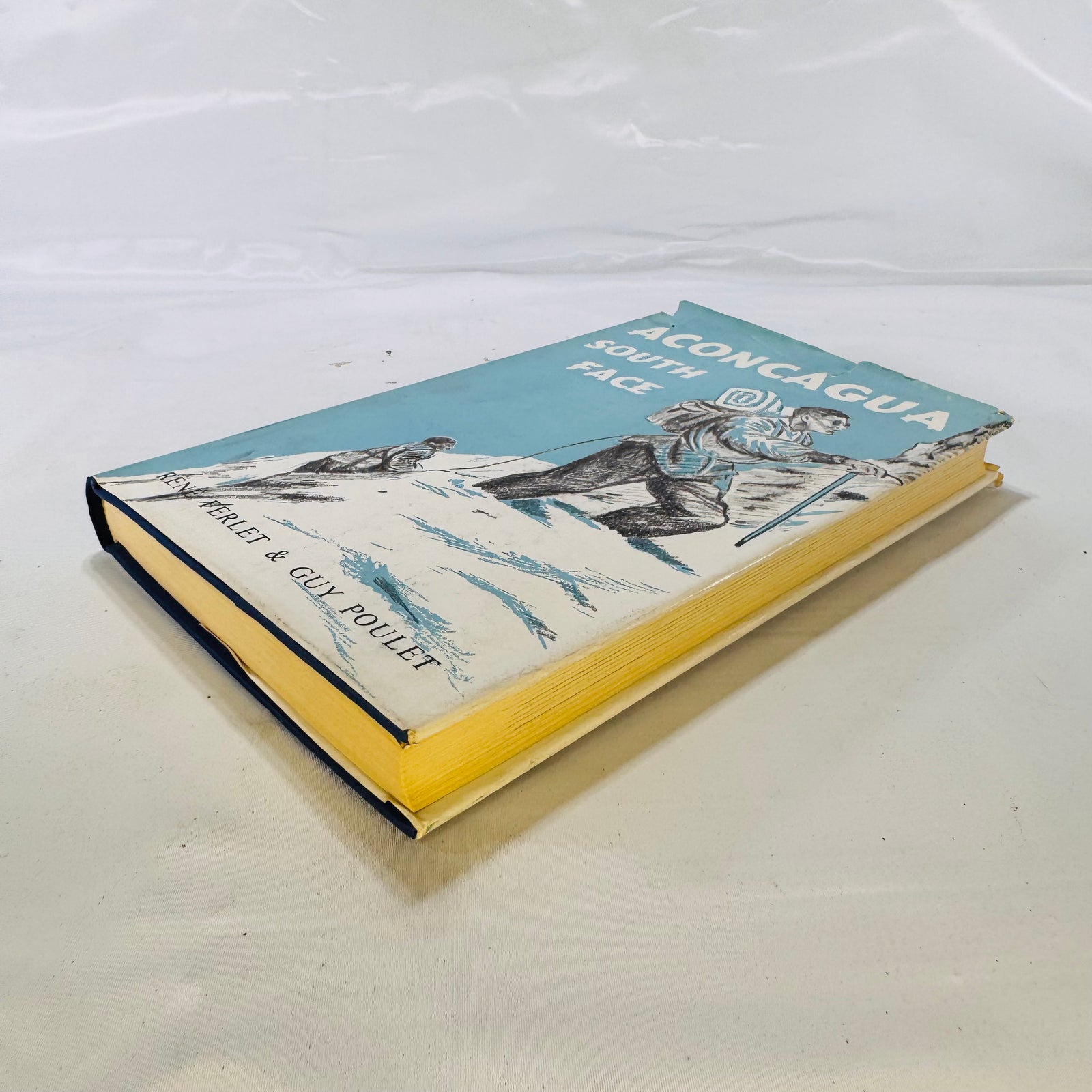 Aconcagua South Face by René Ferlet & Guy Poulet (1956), Hardcover with Dust Jacket