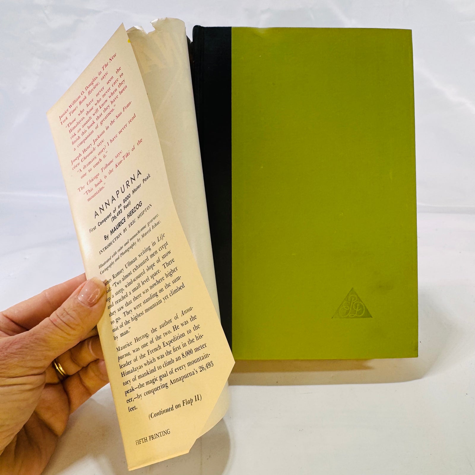 Annapurna: First Conquest of an 8000-Meter Peak by Maurice Herzog (1952), Hardcover with Dust Jacket