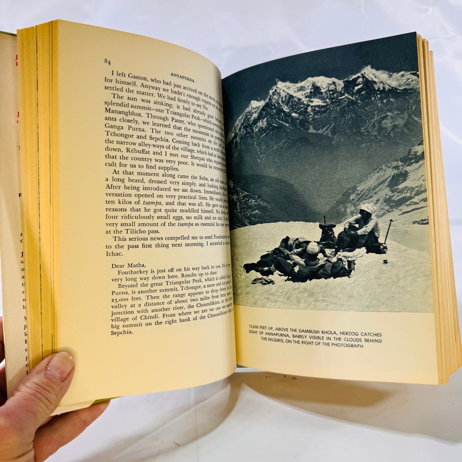 Annapurna: First Conquest of an 8000-Meter Peak by Maurice Herzog (1952), Hardcover with Dust Jacket