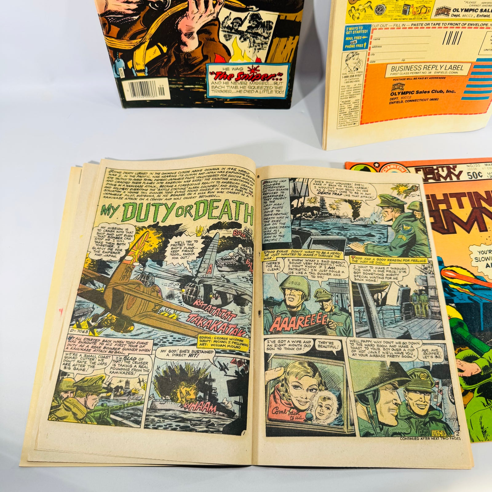 Fightin Army Comic Lot Charlton War Comics Issues 128 131 146 150