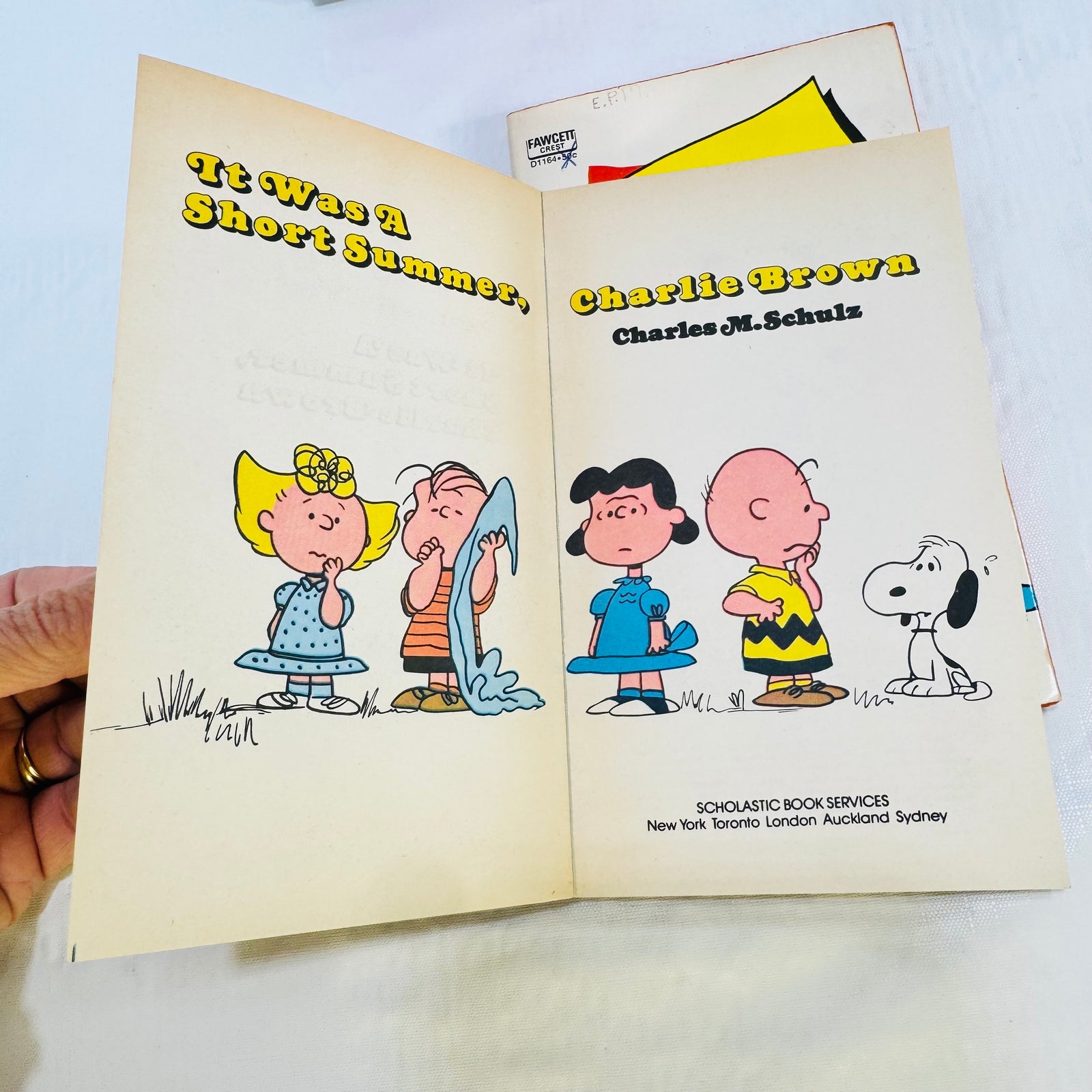 A Boy Named Charlie Brown, It Was a Short Summer & This Is Your Life Peanuts Lot of 3 by Charles M. Schulz