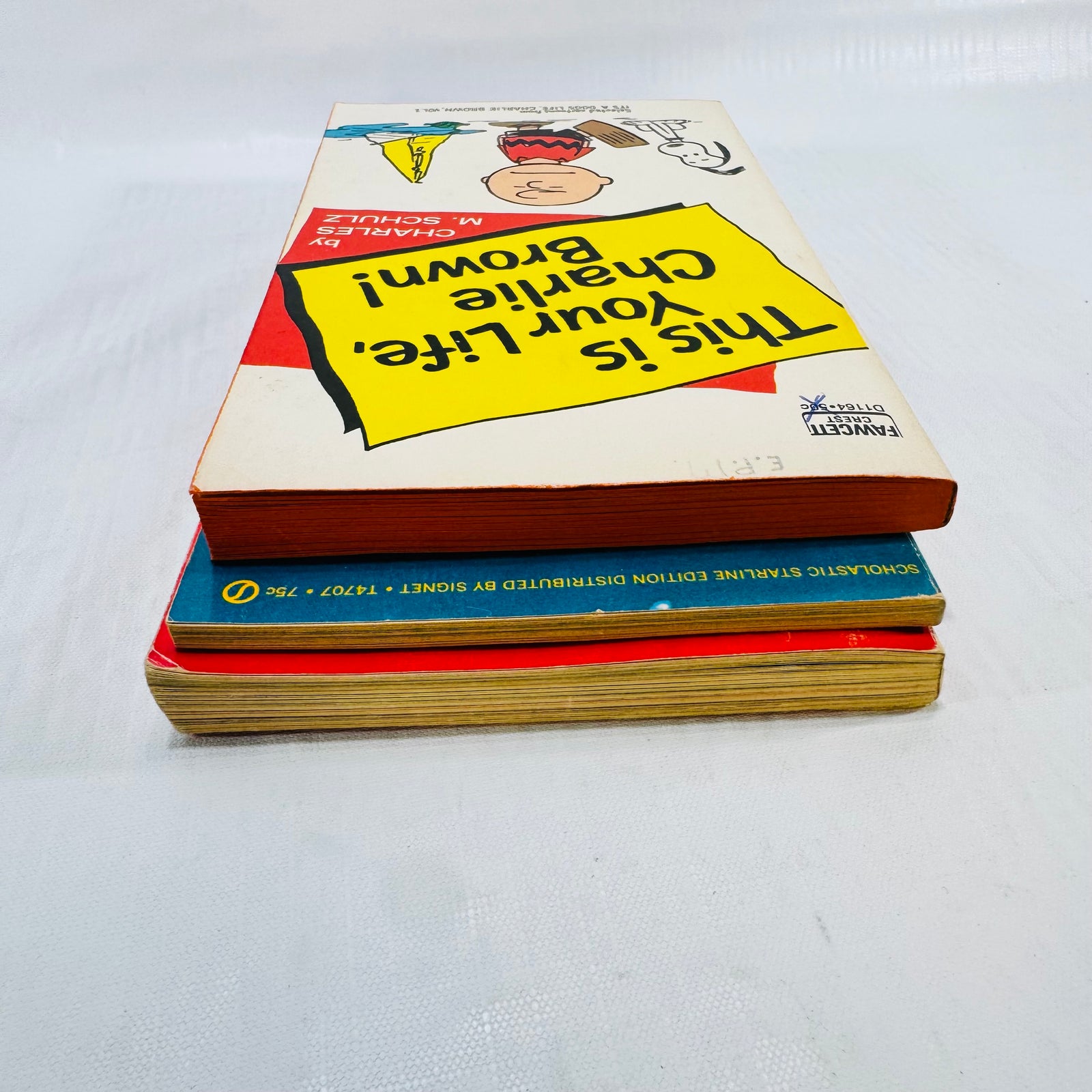 A Boy Named Charlie Brown, It Was a Short Summer & This Is Your Life Peanuts Lot of 3 by Charles M. Schulz