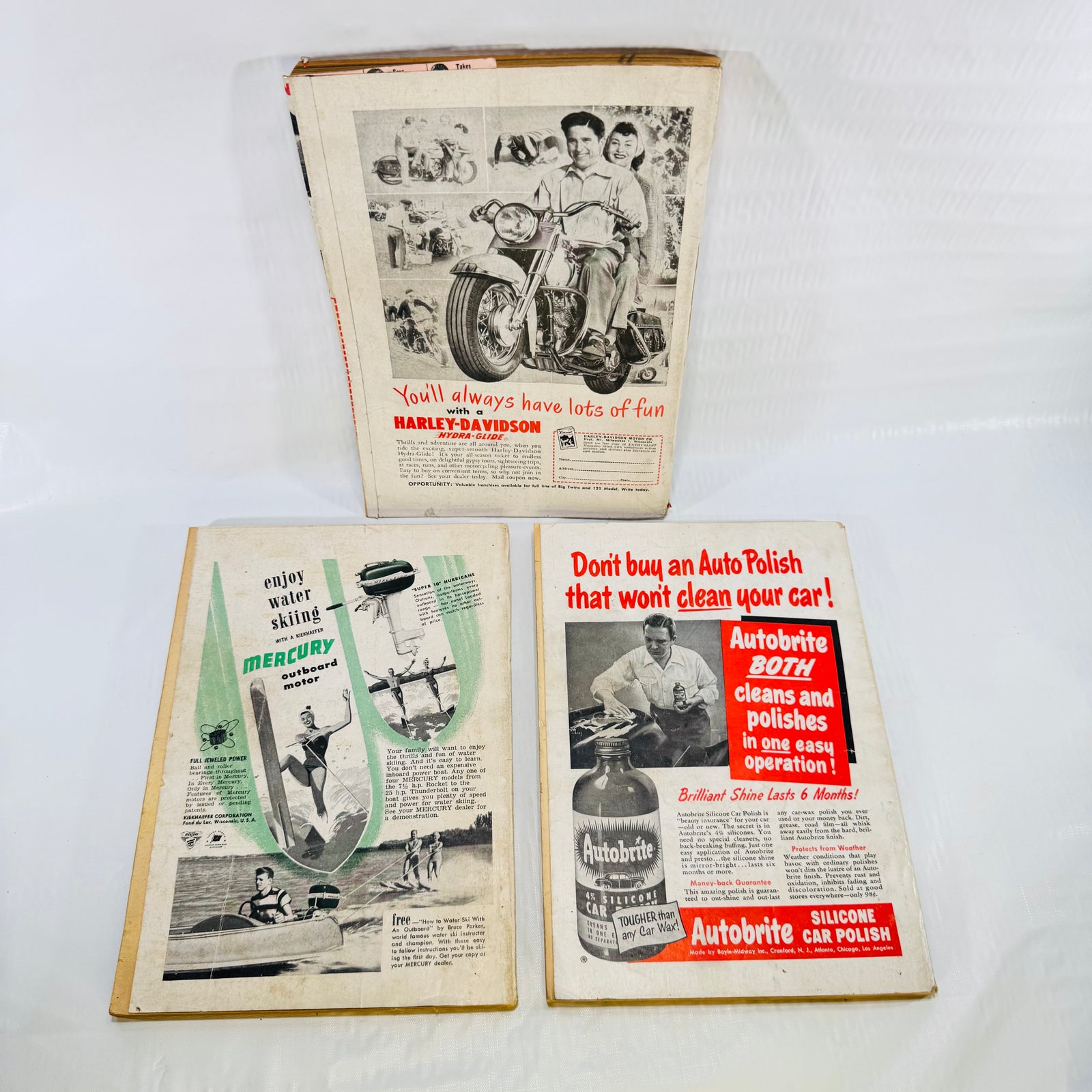 Mechanix Illustrated 1951 Magazine Lot of 3, February May September, Fawcett