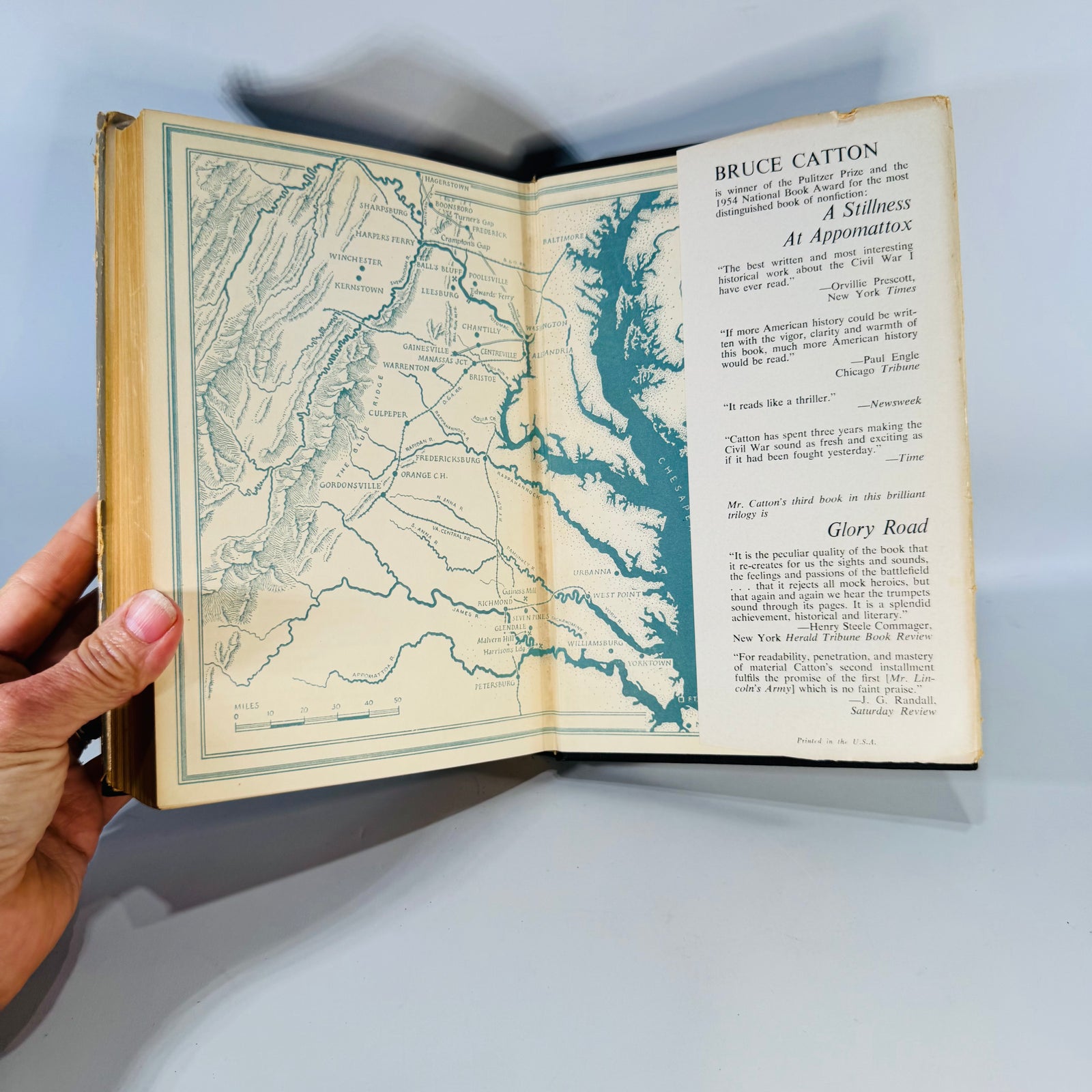 Civil War History Book Mr. Lincoln's Army Bruce Catton Hardcover