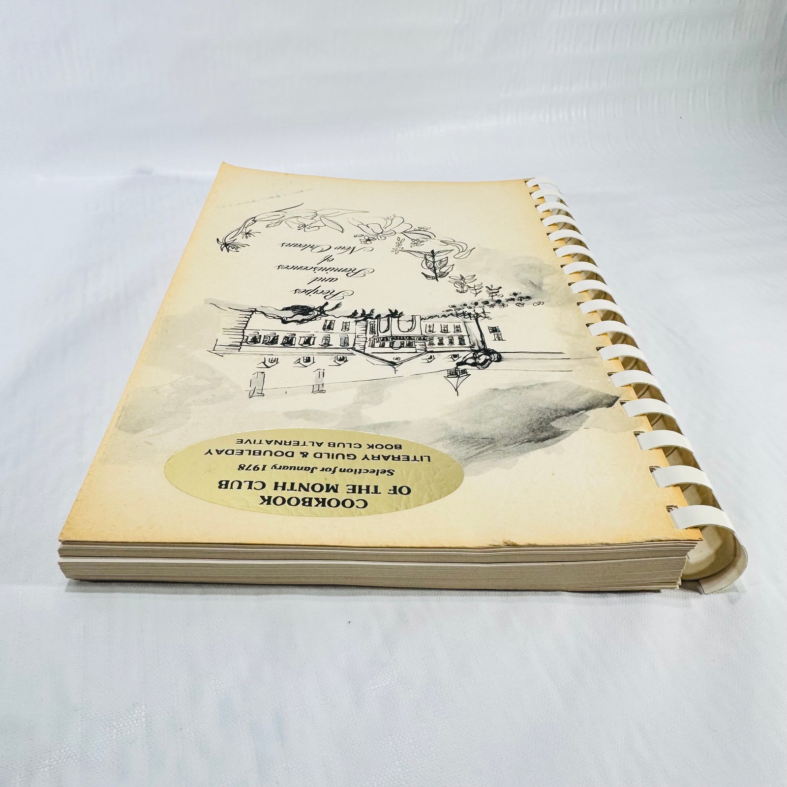 Recipes and Reminiscences of New Orleans, Ursuline Academy 1970s Spiral Cookbook