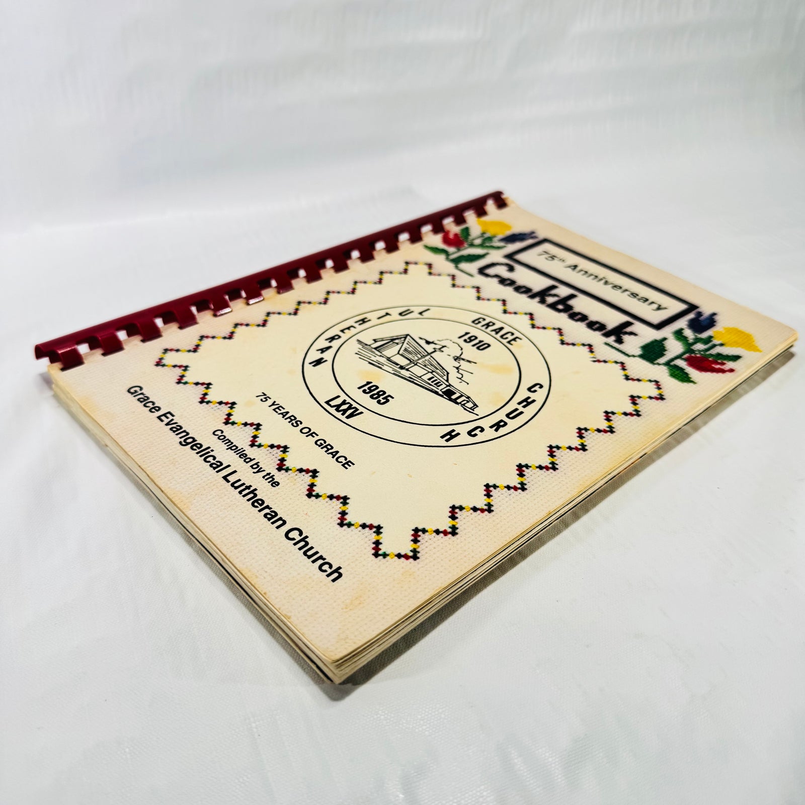 Grace Lutheran Church 75th Anniversary Cookbook, Saginaw Michigan 1985