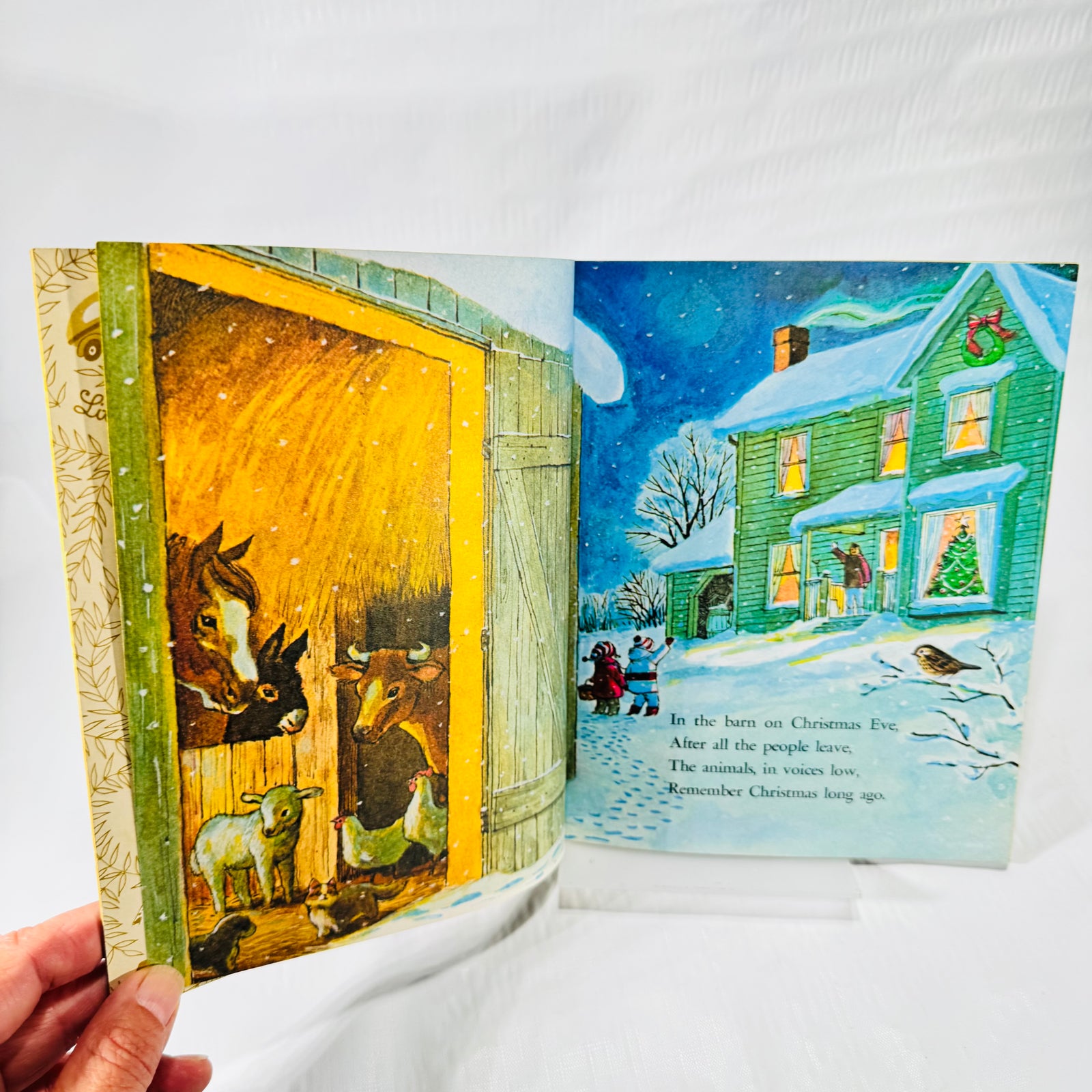 The Animals' Christmas Eve by Gale Wiersum 1978 Second Printing Little Golden Book