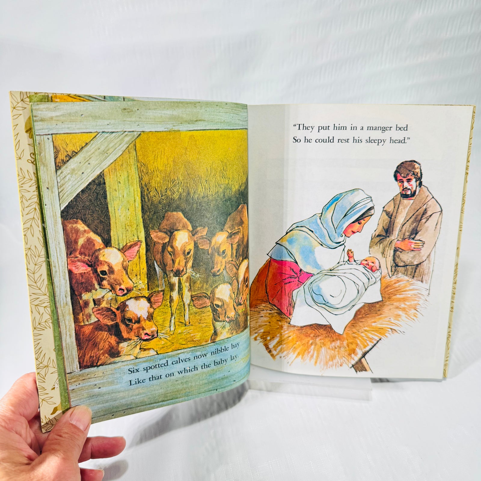 The Animals' Christmas Eve by Gale Wiersum 1978 Second Printing Little Golden Book
